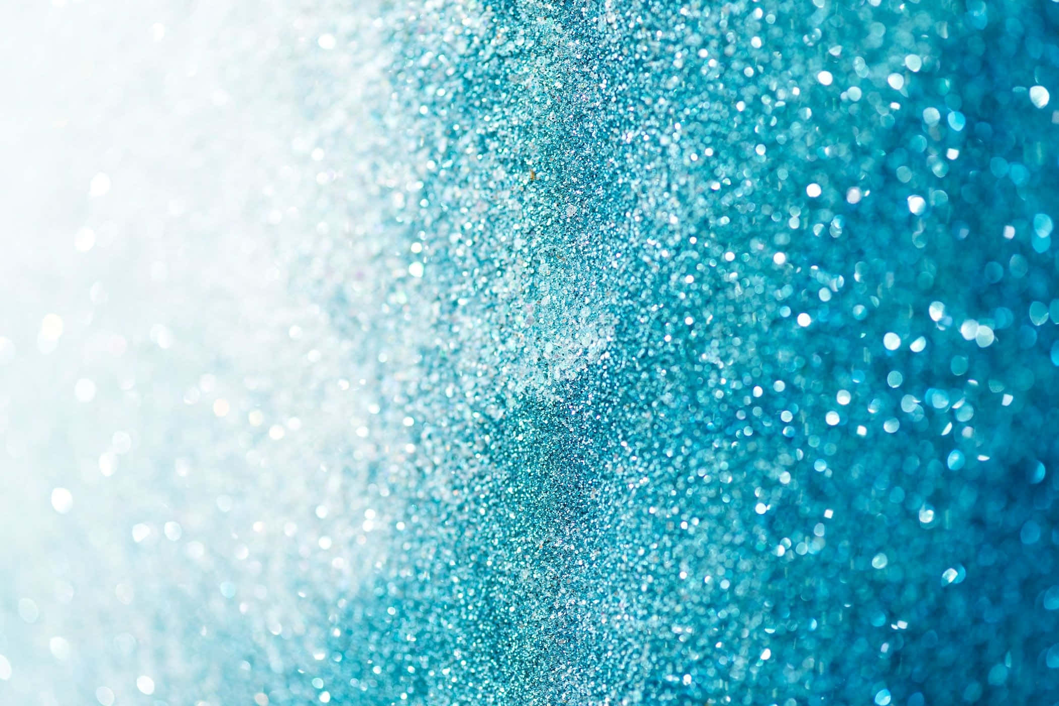 Teal Aesthetic Laptop, shimmering blue, white glitter particles, Full HD Desktop Wallpaper