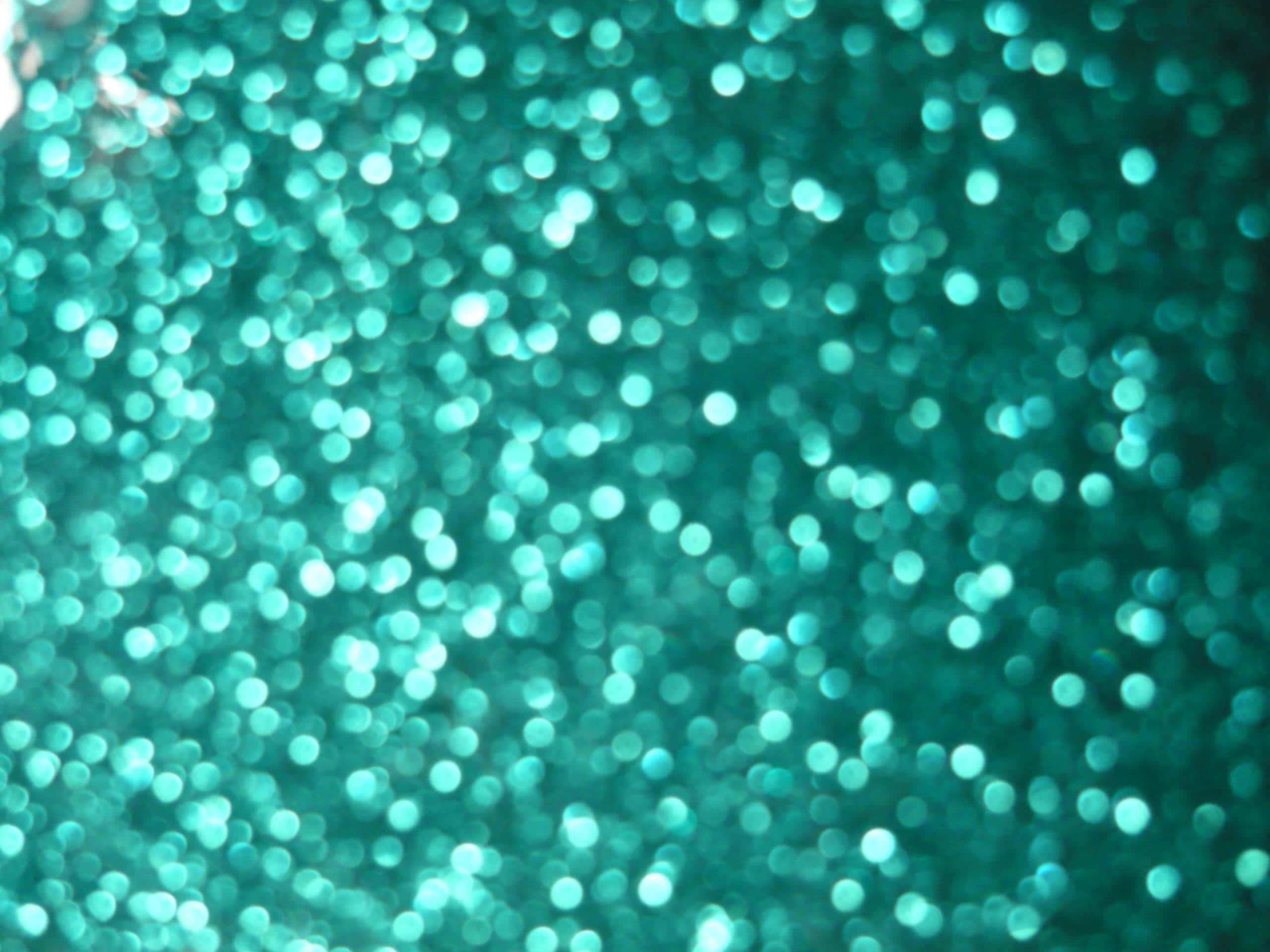 teal, glitter particles, bokeh effect, 2K Desktop Wallpaper