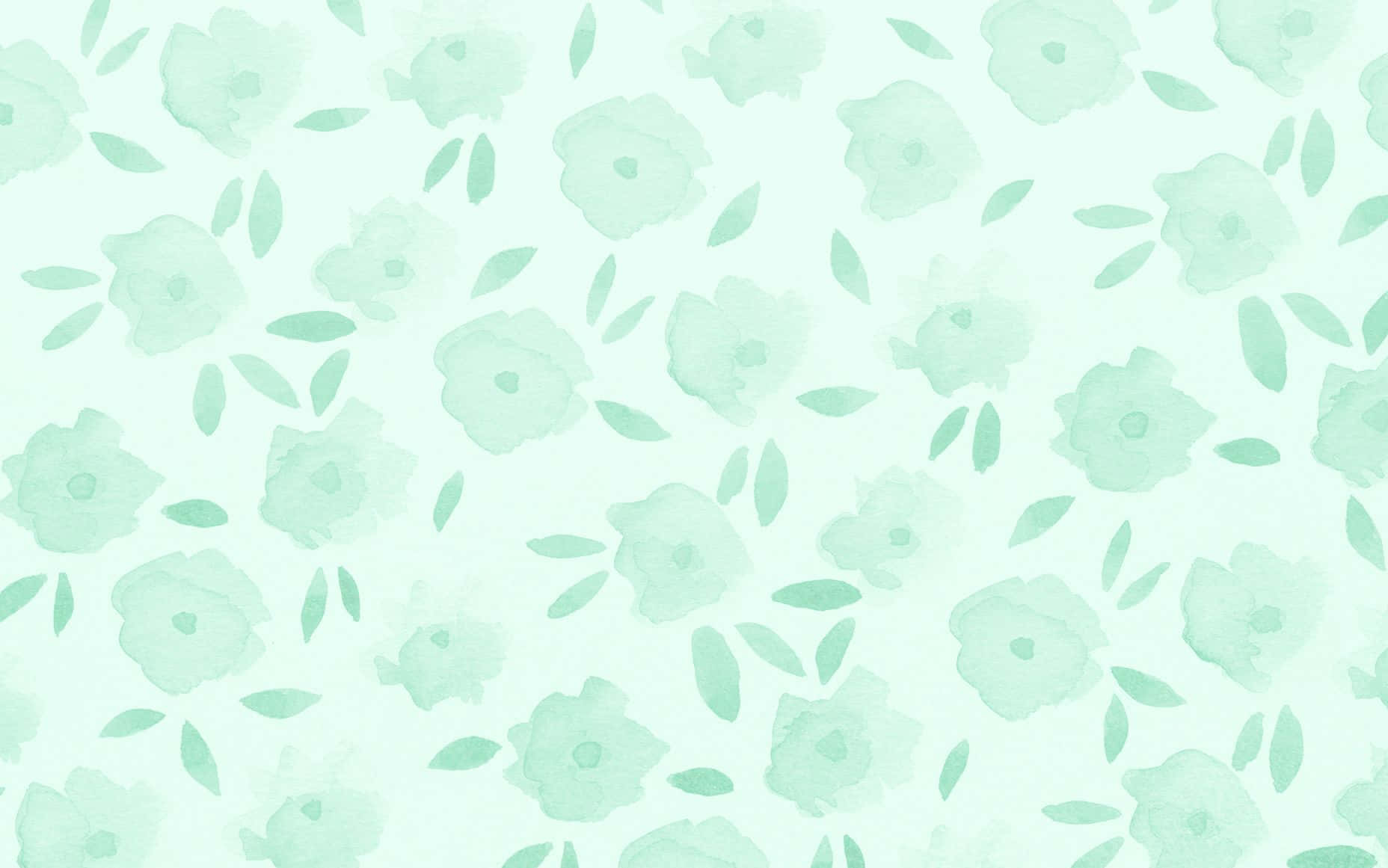 Teal Desktop, mint green, watercolor, HD Desktop Wallpaper