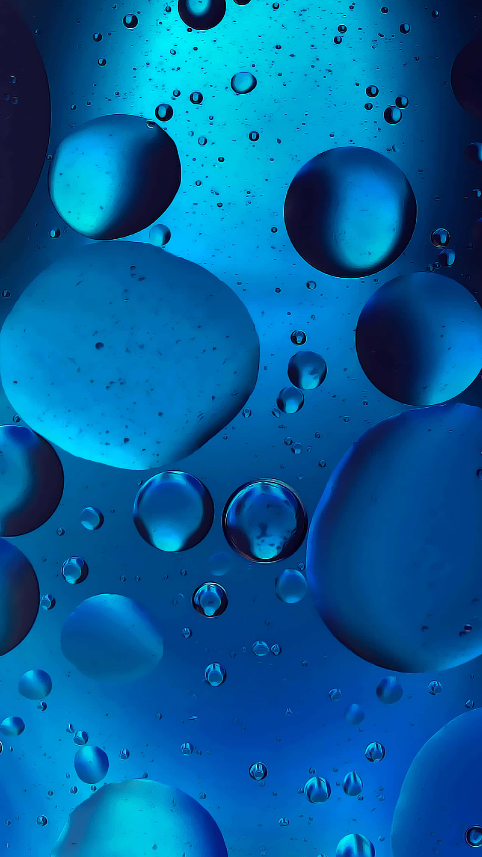 teal marble, 1620 x 2880, blue water drops, 2K Phone Wallpaper