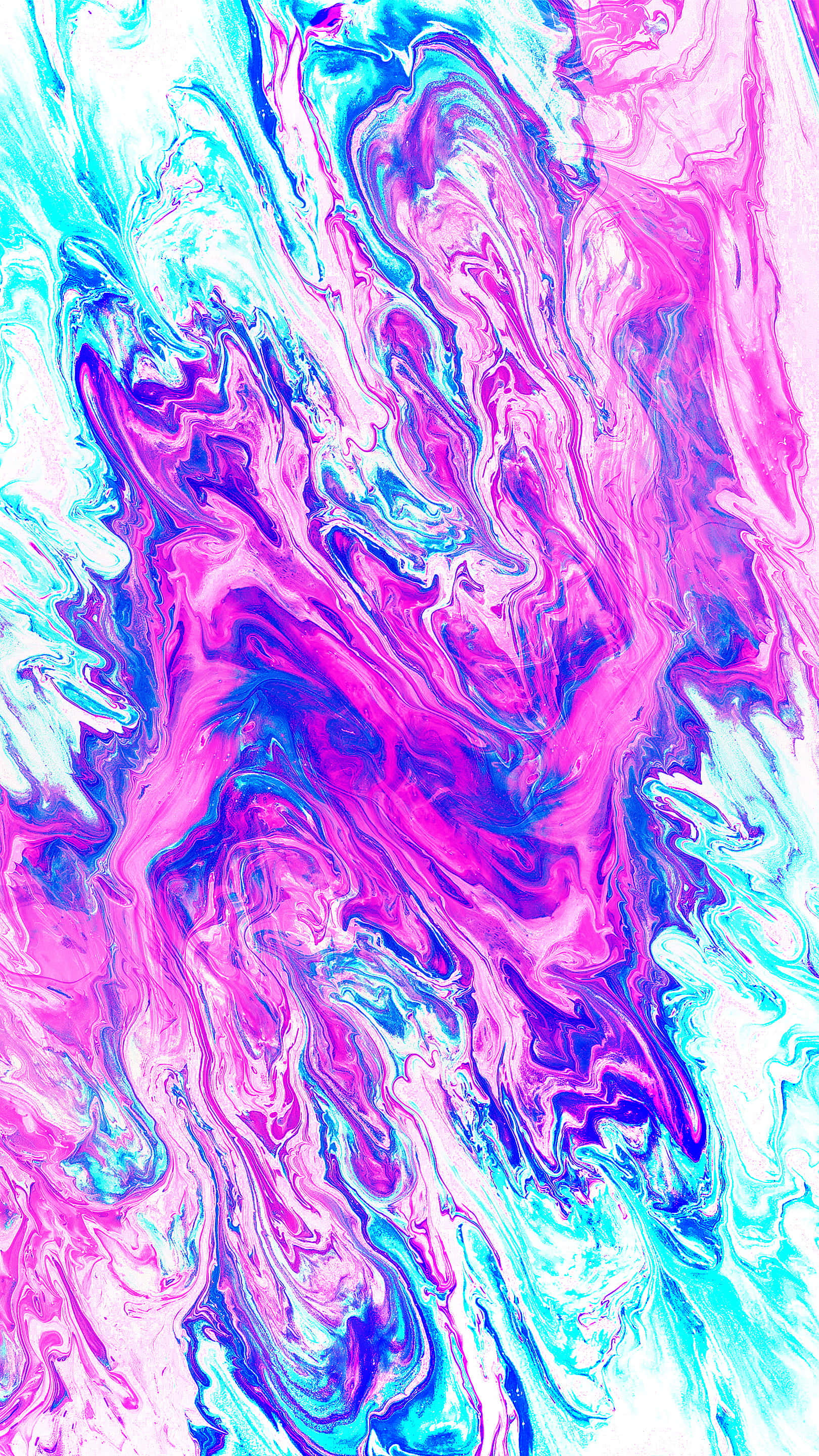Teal Marble, 1620 x 2880, pink, 2K Phone Wallpaper