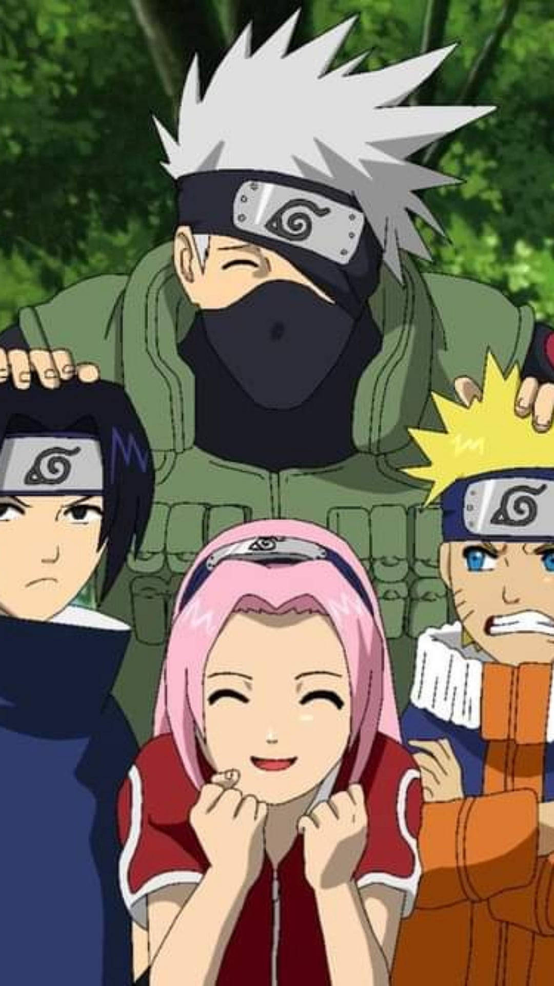 Team 7, Naruto, iPhone, Full HD Phone Wallpaper