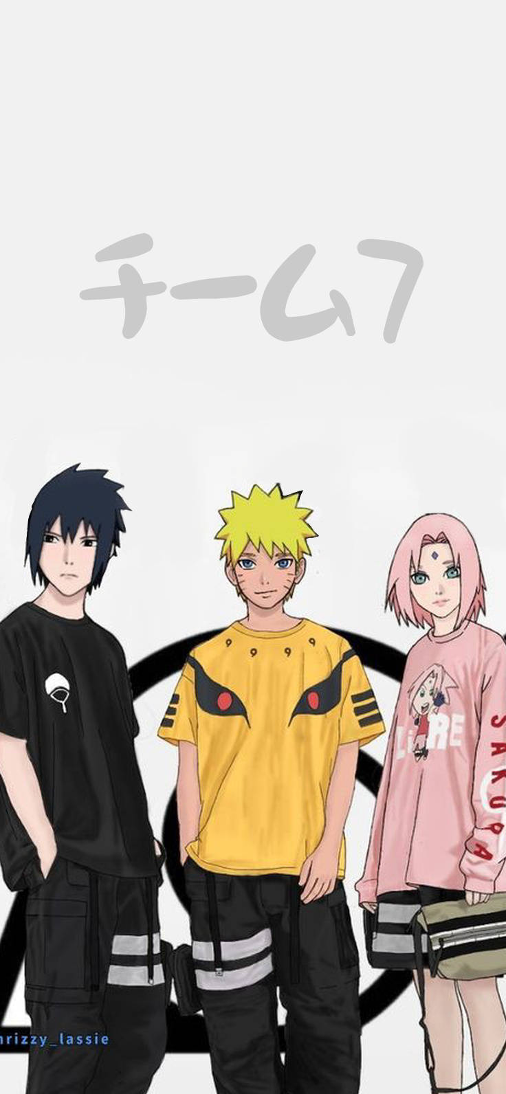 Team 7, Naruto, anime characters, HD Phone Wallpaper