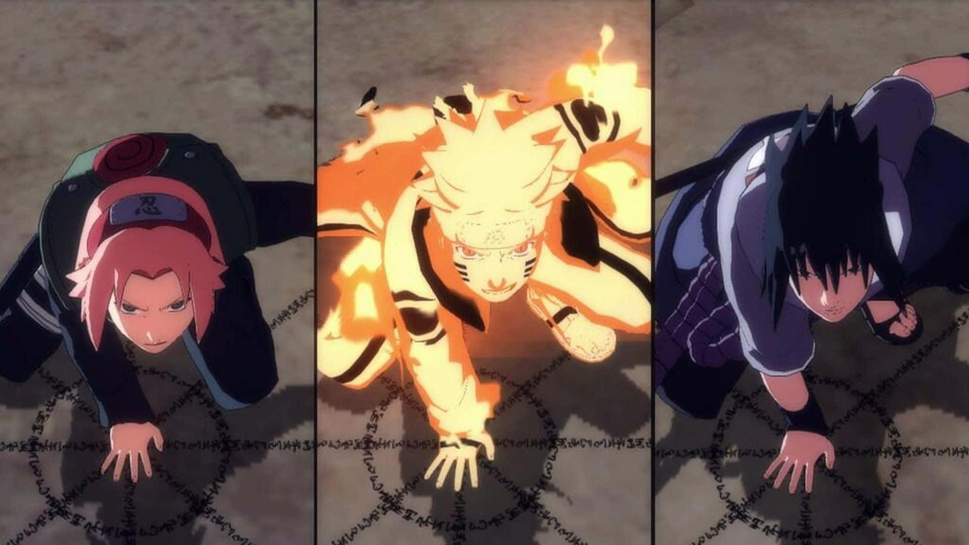 Team 7 Naruto, Naruto, cracked earth, Full HD Desktop Wallpaper