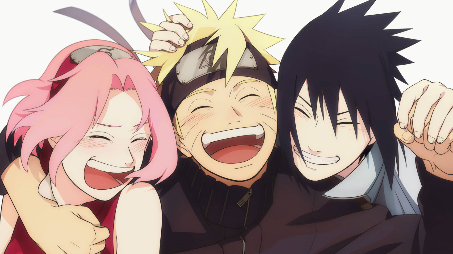 Team 7 Naruto, iPad, anime characters, Full HD Desktop Wallpaper