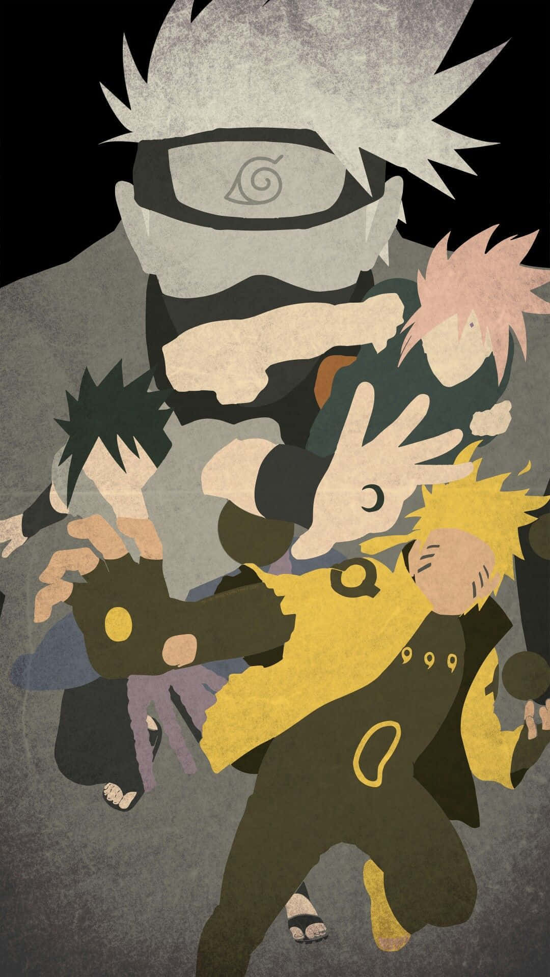 Team 7, Naruto, anime, Full HD Phone Wallpaper