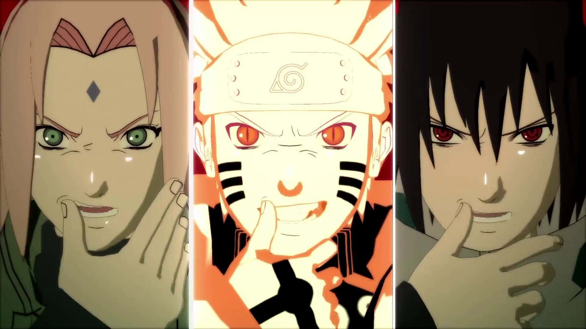 Team 7, Naruto, anime characters, Full HD Desktop Wallpaper