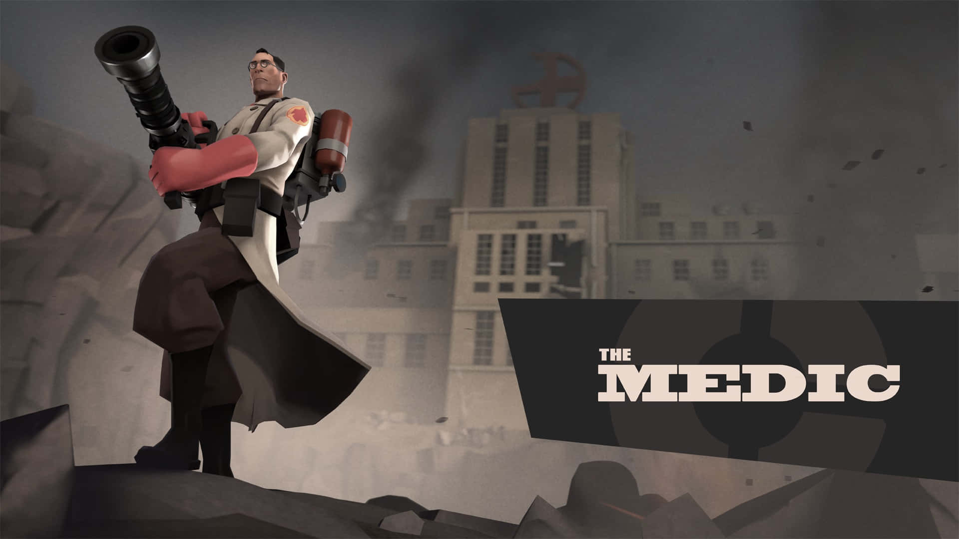 Team Fortress 2 Characters, medic, white coat, Full HD Desktop Wallpaper