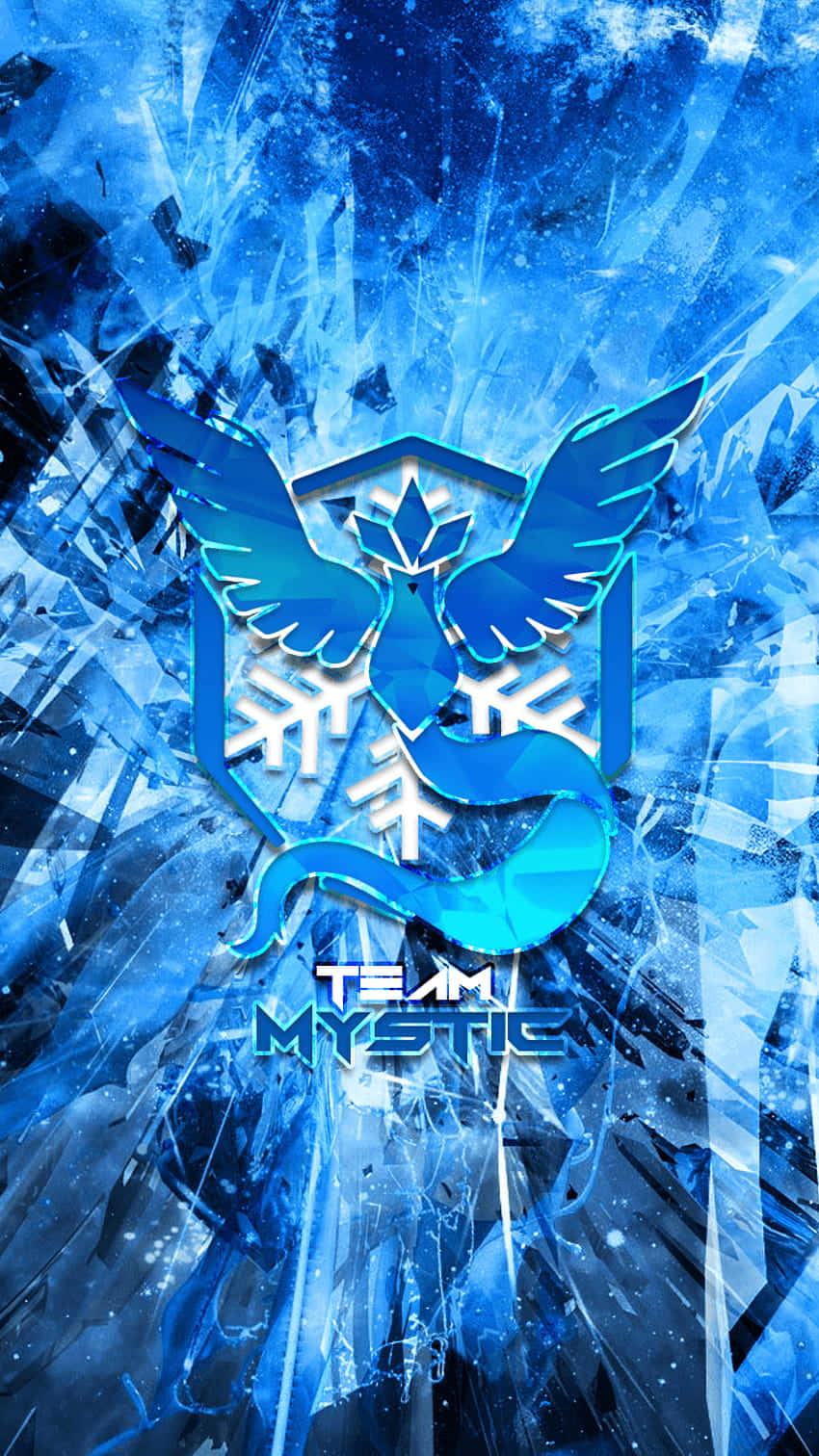 Team Mystic, blue, logo, HD Phone Wallpaper