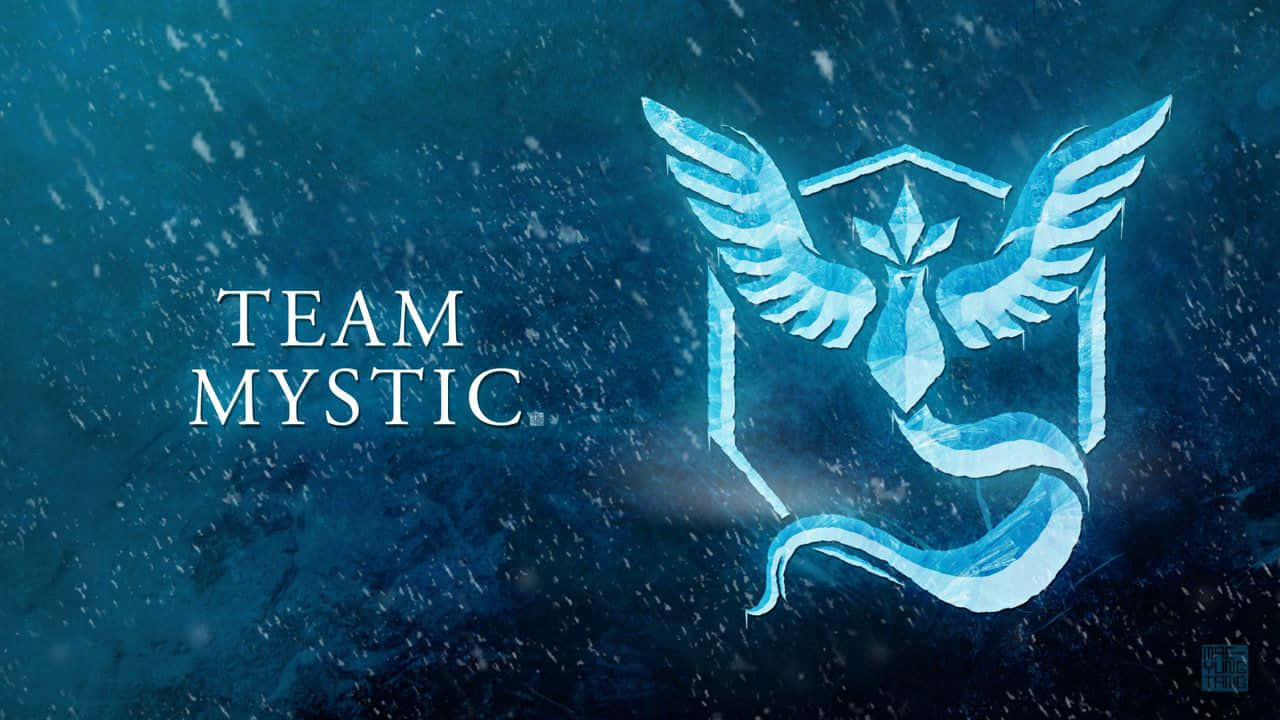 Team Mystic, glowing blue, wings, HD Desktop Wallpaper