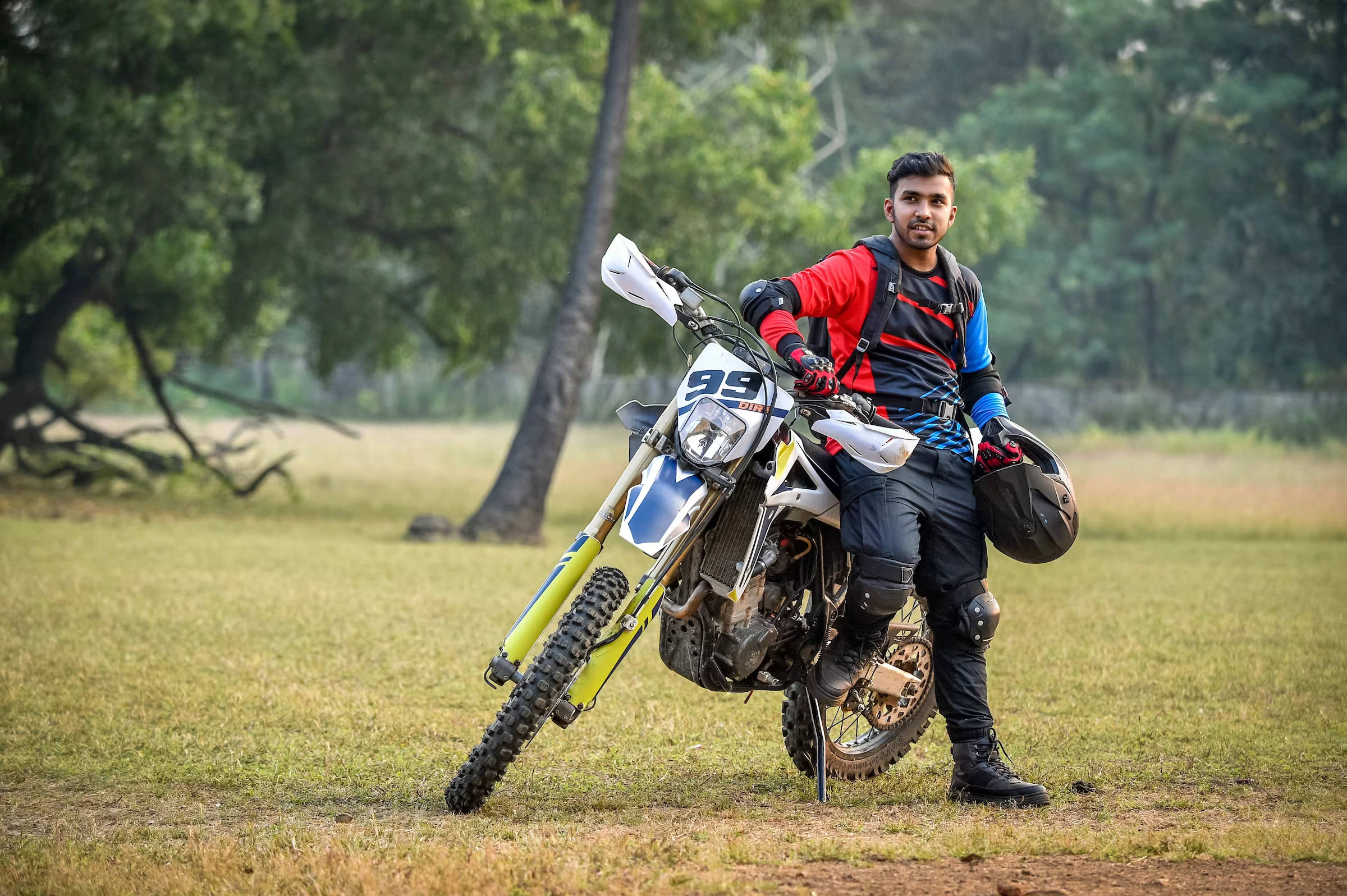 Techno Gamerz, motorcycle, dirt bike, Full HD Desktop Wallpaper