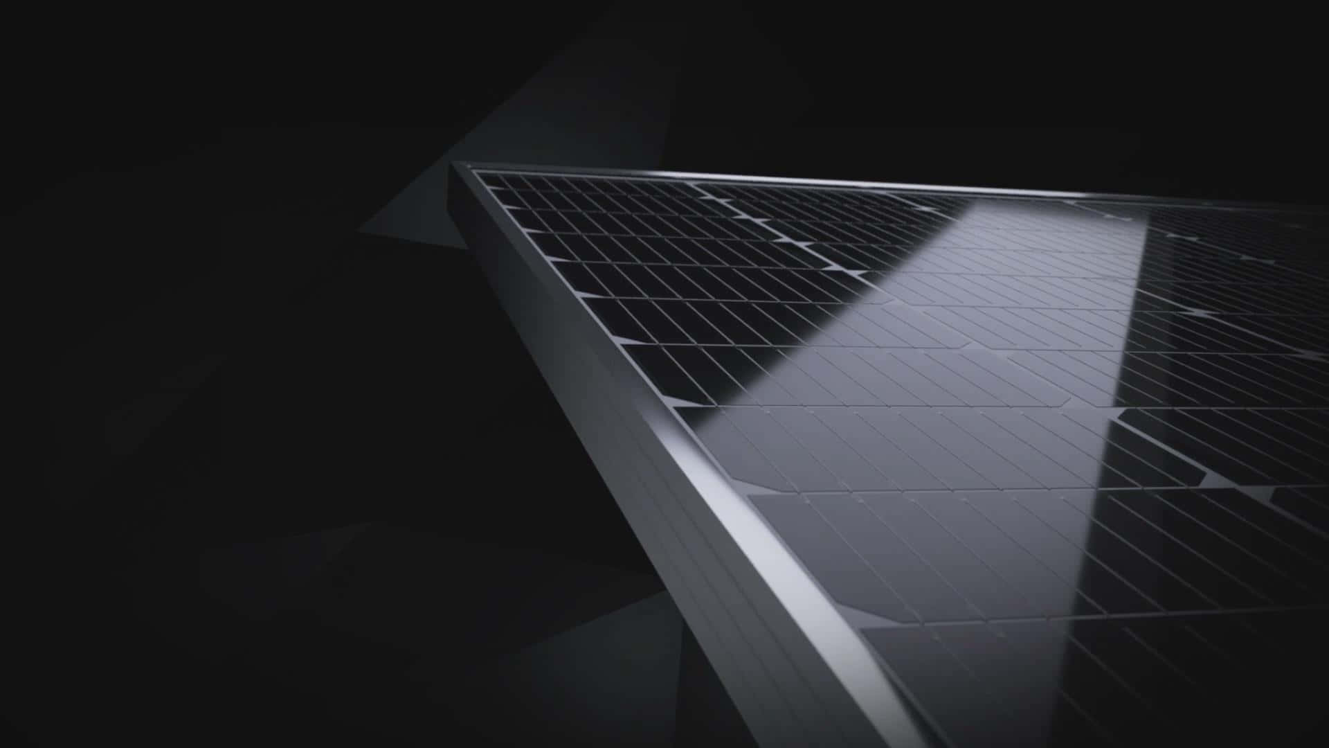 black and white solar panels, sleek solar panel, dark background, Full HD Desktop Wallpaper