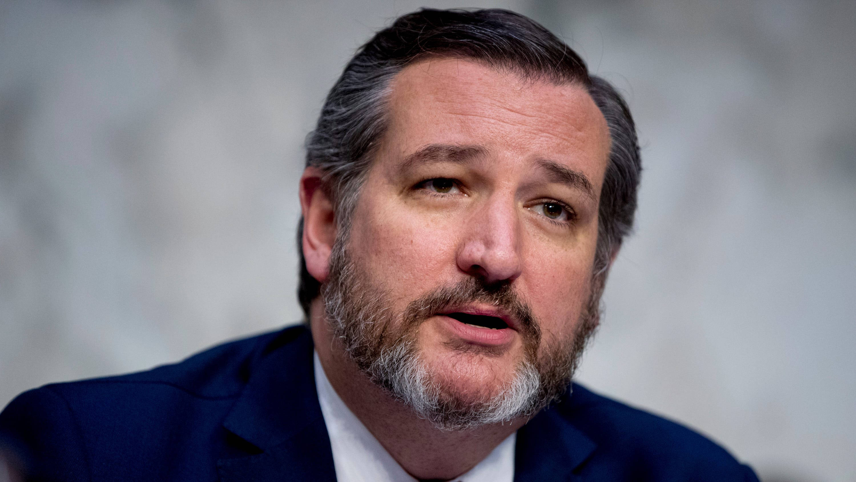 Ted Cruz, gray beard, dark suit, 2K Desktop Wallpaper