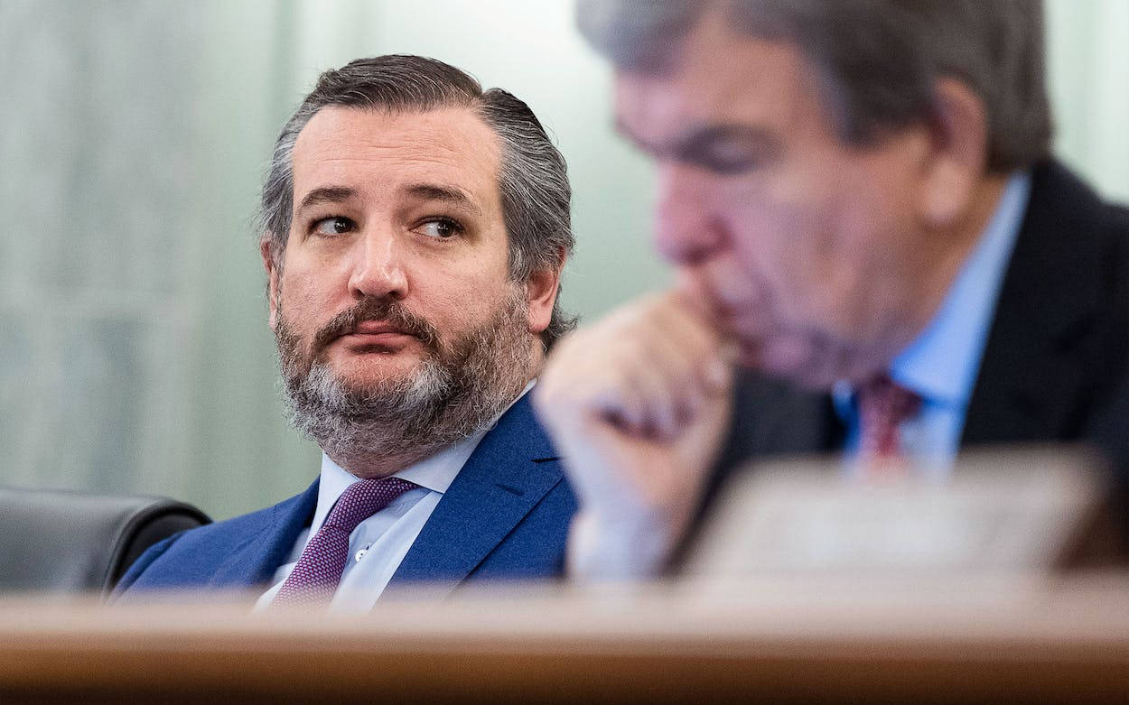 Ted Cruz, blue suit, patterned tie, SD Desktop Wallpaper
