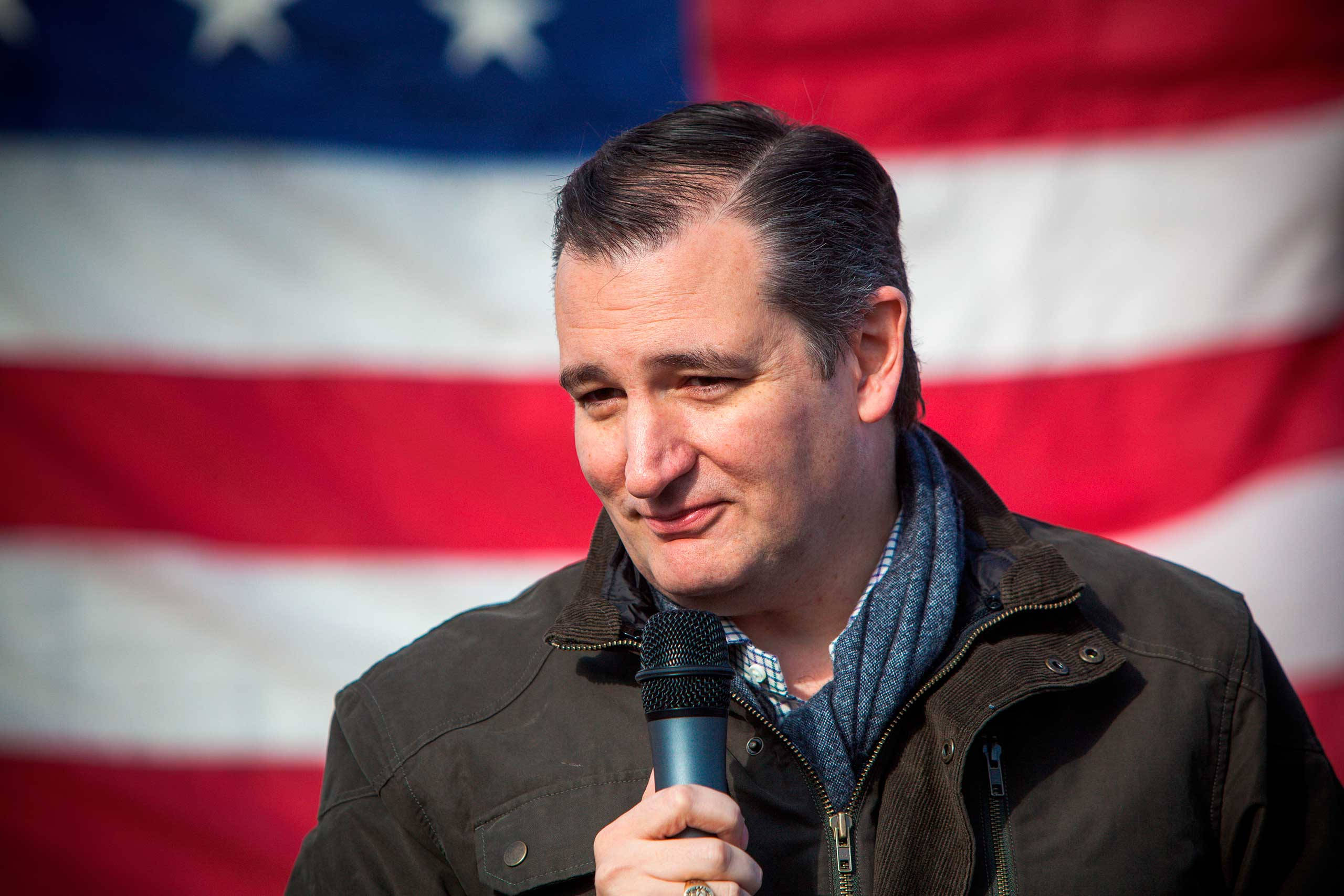 Ted Cruz, dark jacket, scarf, 2K Desktop Wallpaper