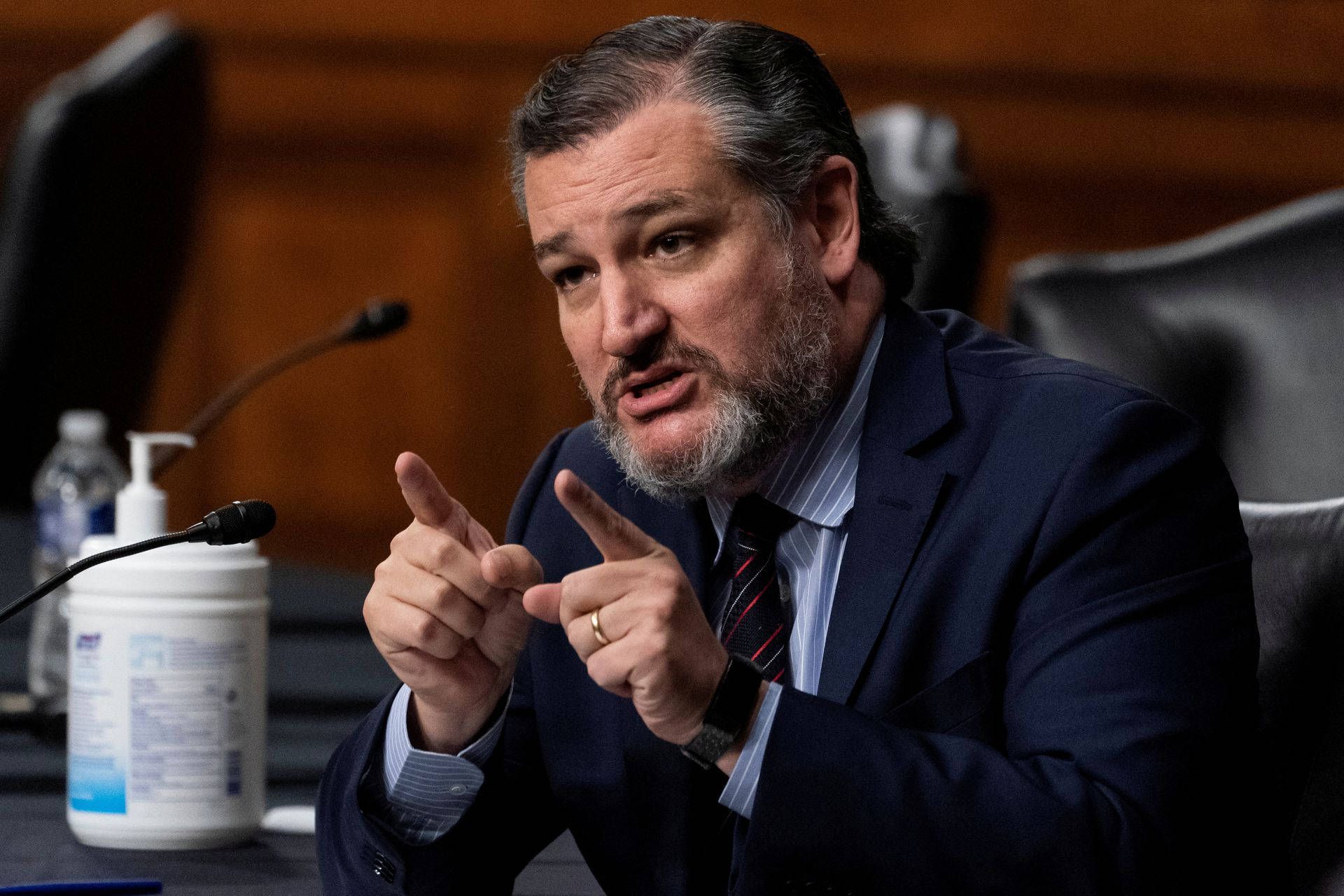 Ted Cruz, dark suit, formal hearing, Full HD Desktop Wallpaper