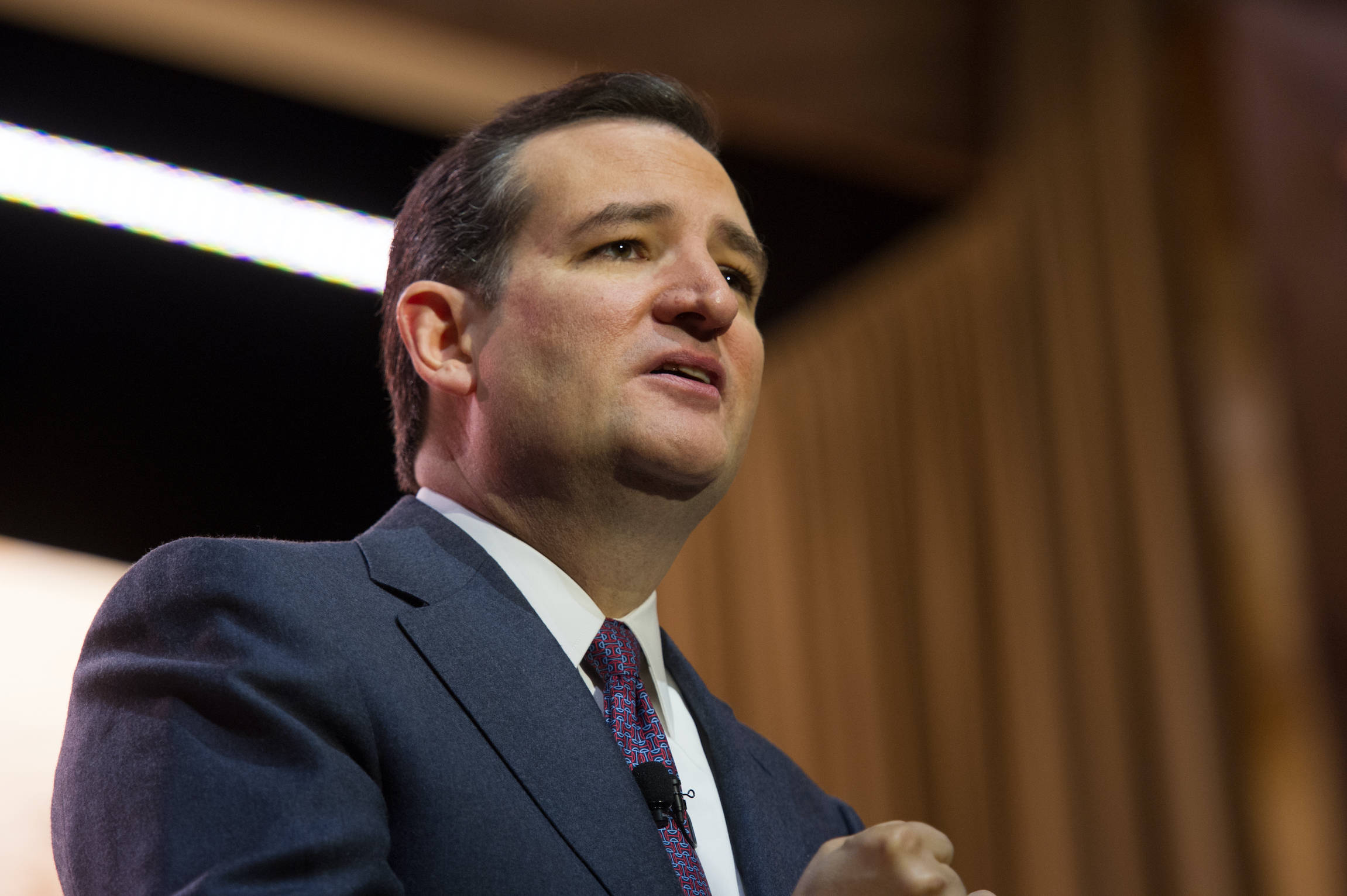 Ted Cruz, dark suit, patterned tie, Full HD Desktop Wallpaper
