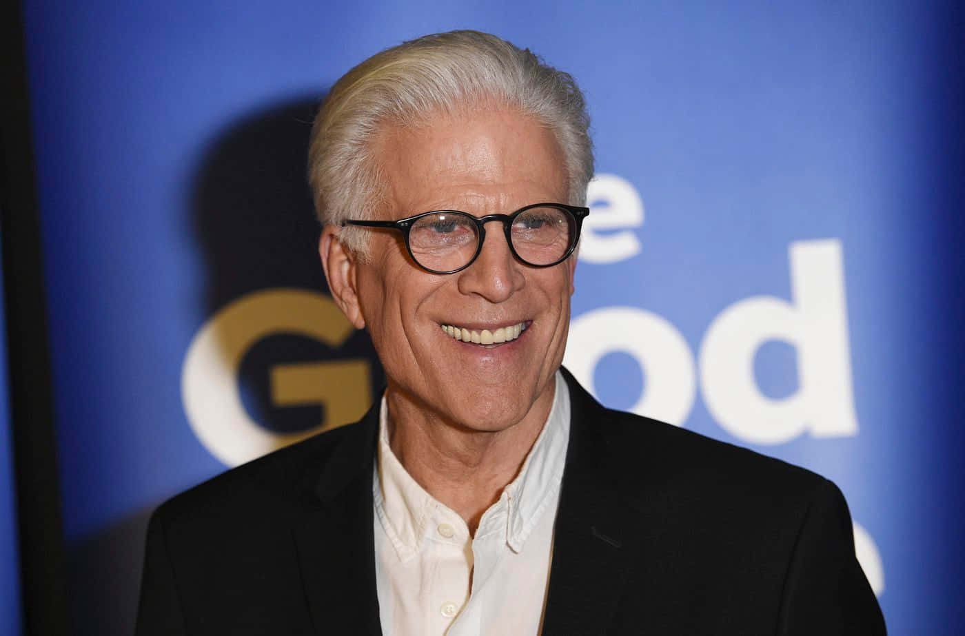 Ted Danson, white hair, glasses, HD Desktop Wallpaper