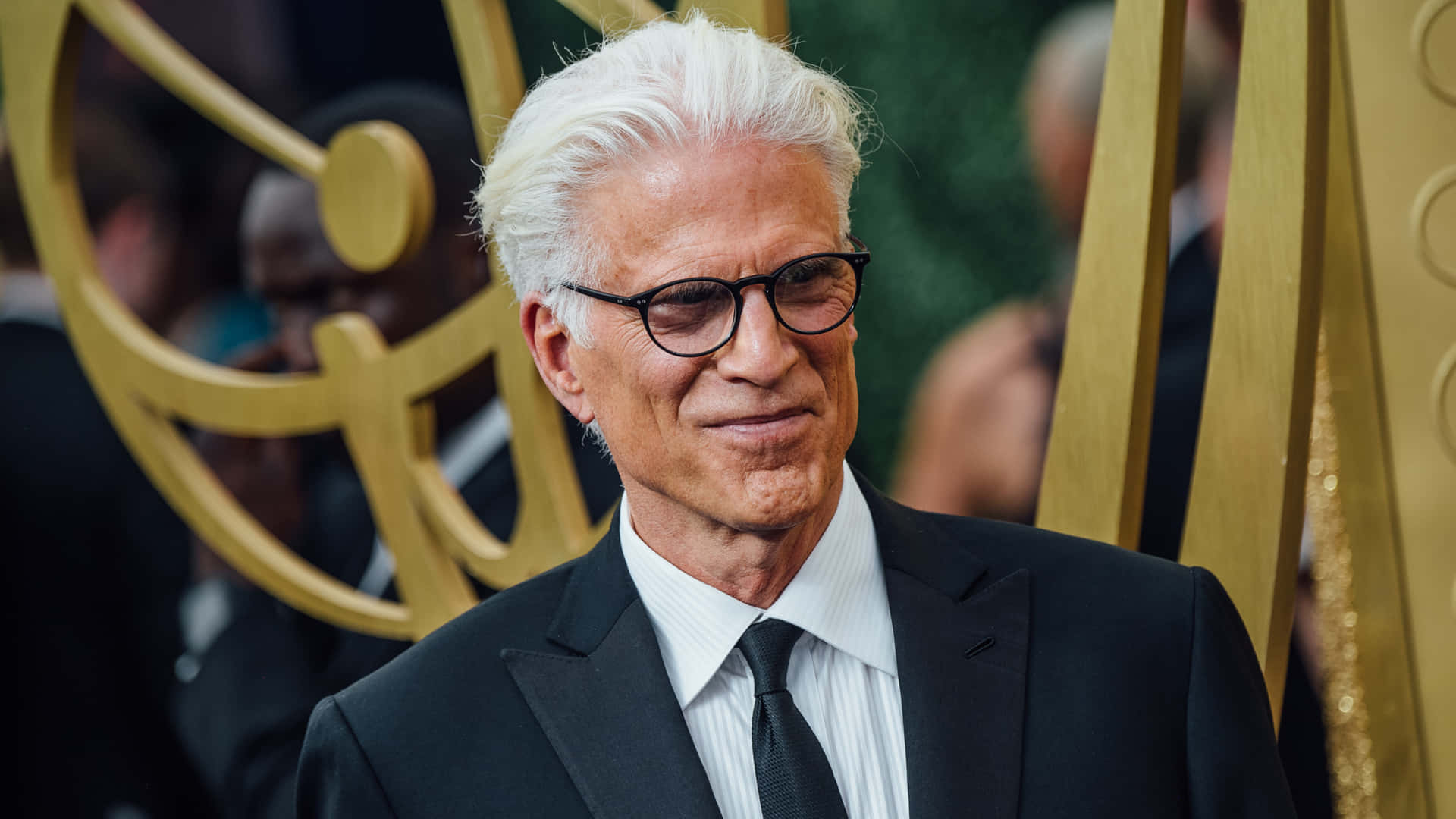 Ted Danson, white hair, glasses, Full HD Desktop Wallpaper