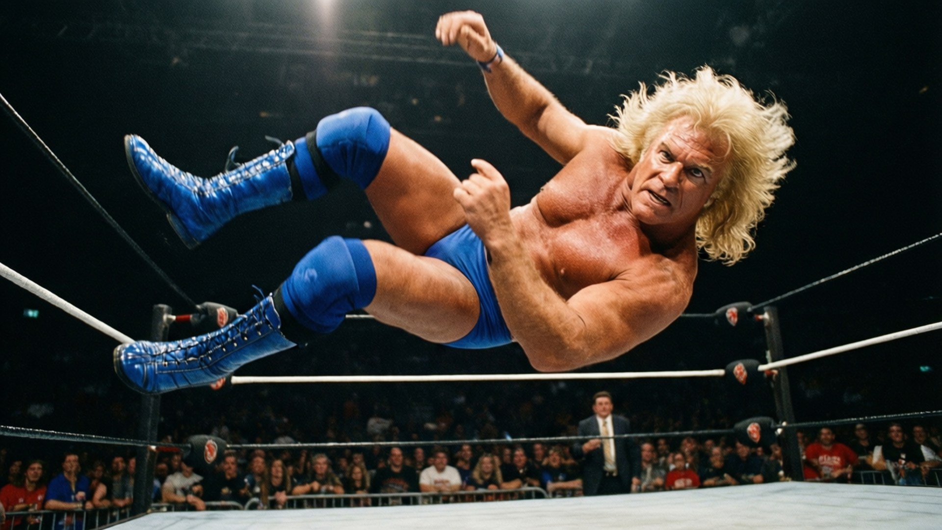 Ted Dibiase Jr., turnbuckle, high-flying move, Full HD Desktop Wallpaper