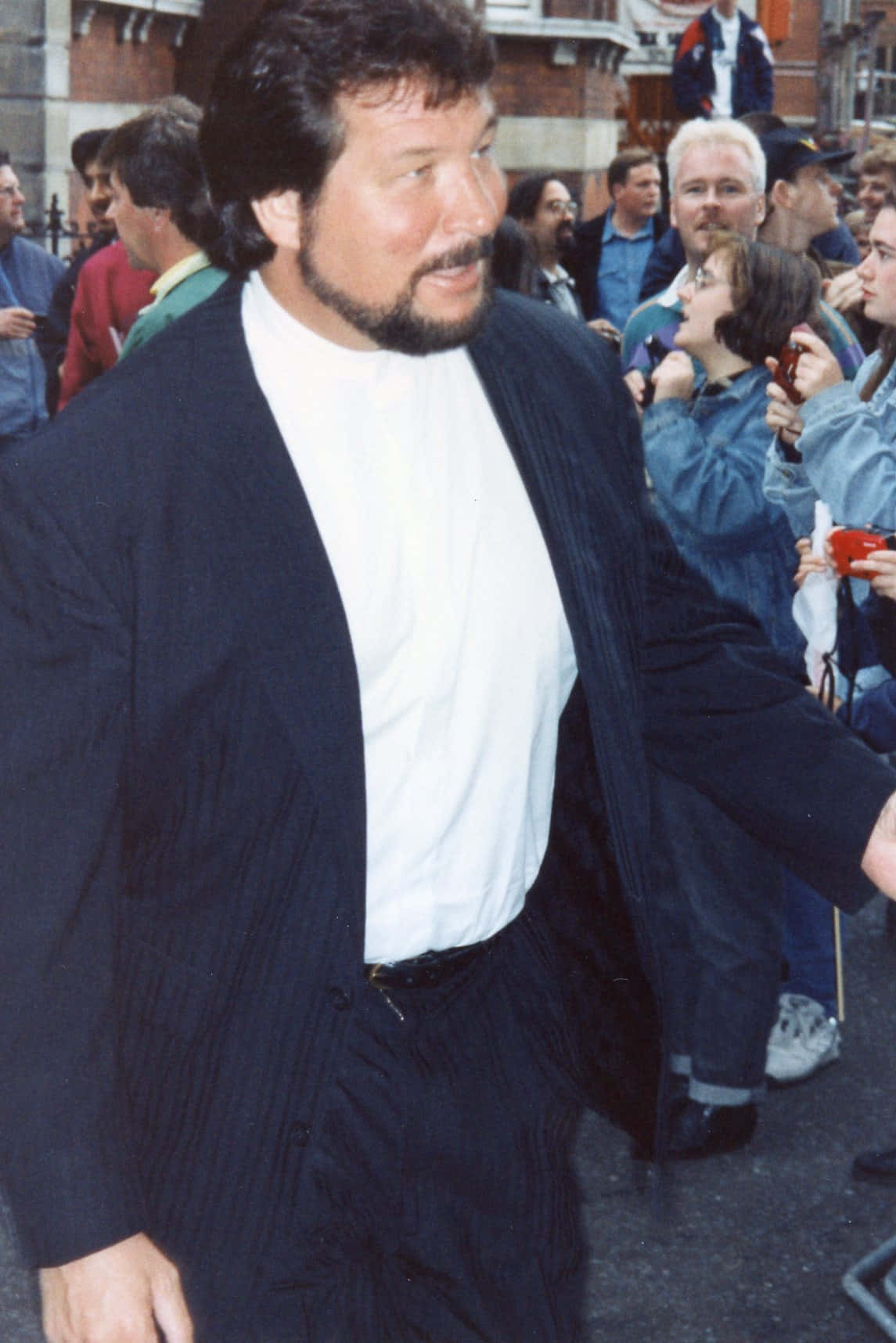 Ted DiBiase, retired professional wrestler, dark pinstripe suit, HD Phone Wallpaper