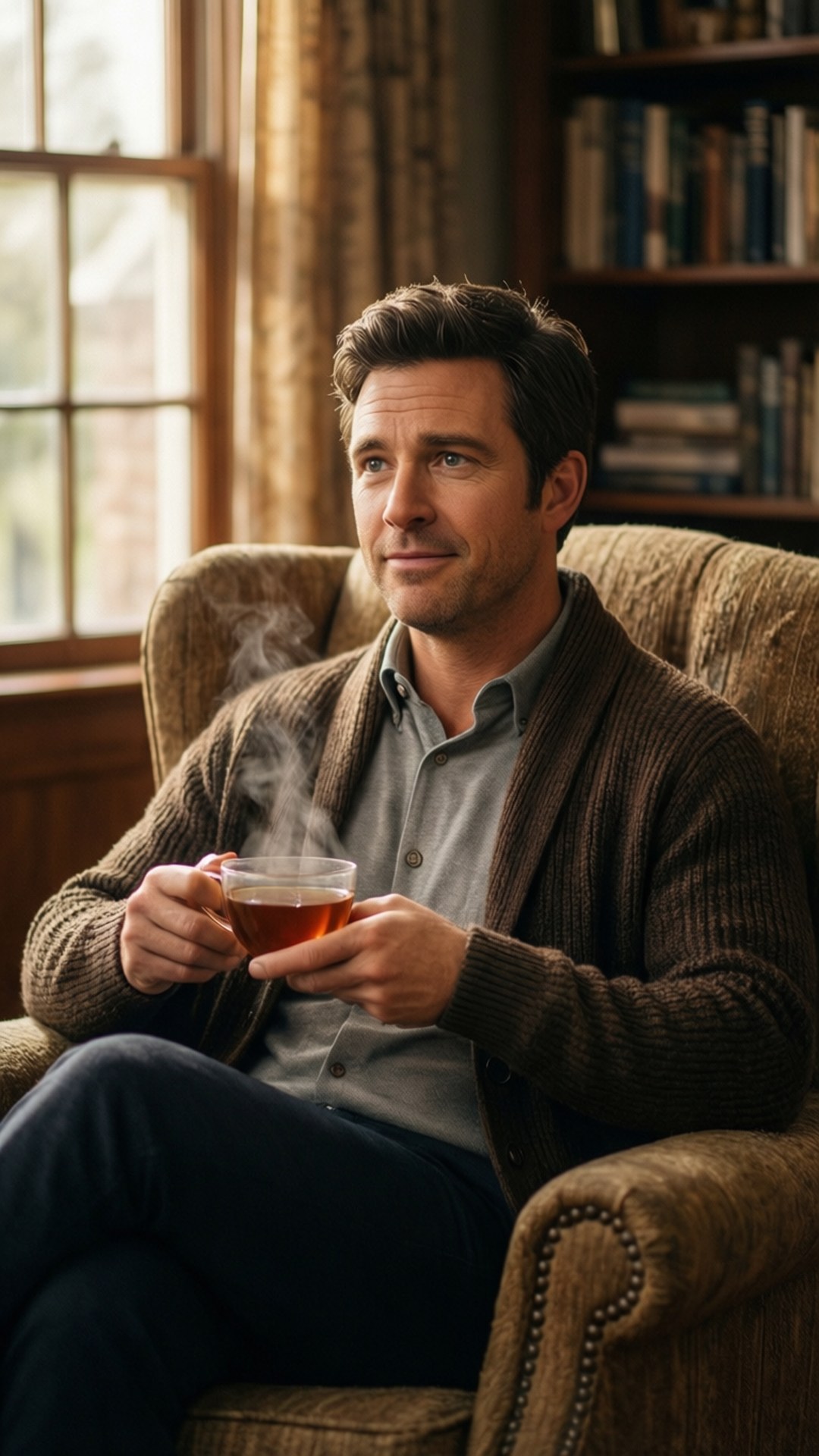 Ted Lasso, tea, indoors, Full HD Phone Wallpaper