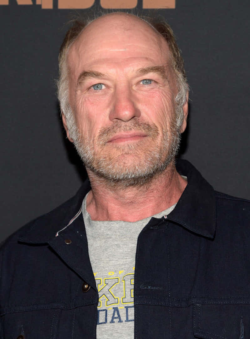Ted Levine, dark jacket, gray t-shirt, SD Phone Wallpaper