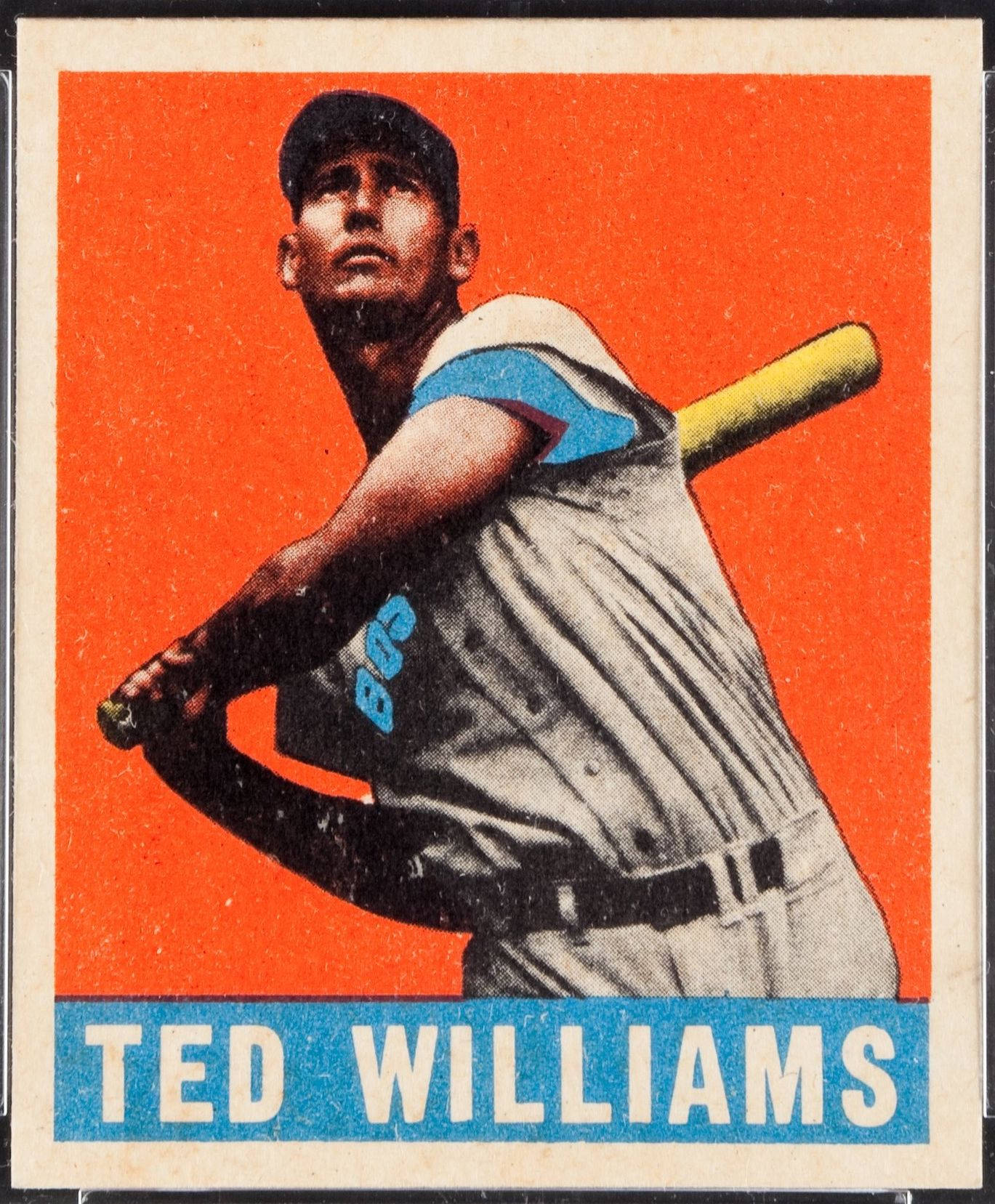 Ted Williams, vintage baseball card, batting stance, HD Phone Wallpaper