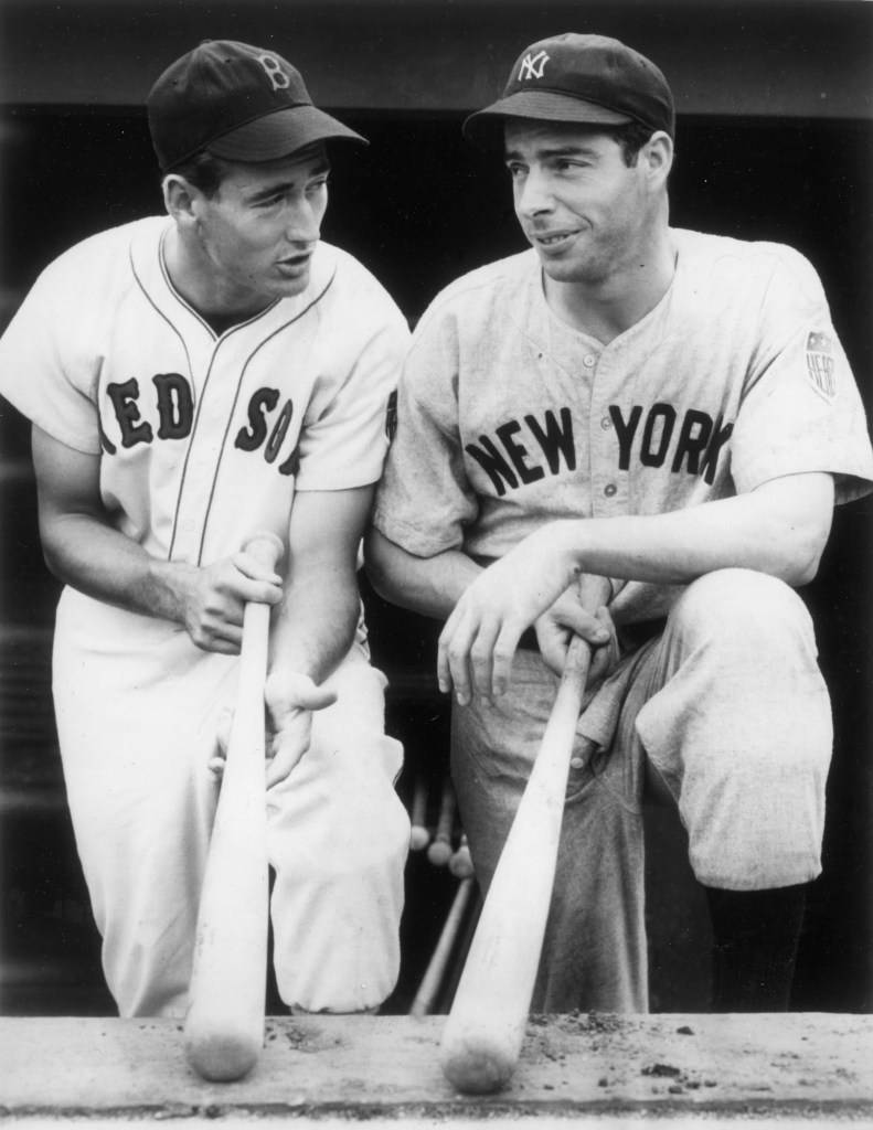Ted Williams, vintage baseball players, classic uniforms, SD Phone Wallpaper