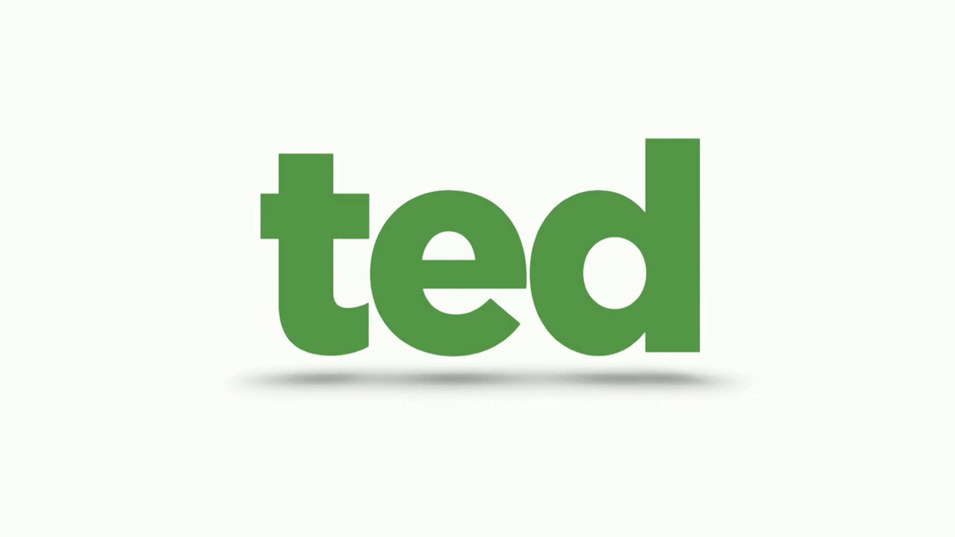 Ted, green, lowercase letters, Full HD Desktop Wallpaper