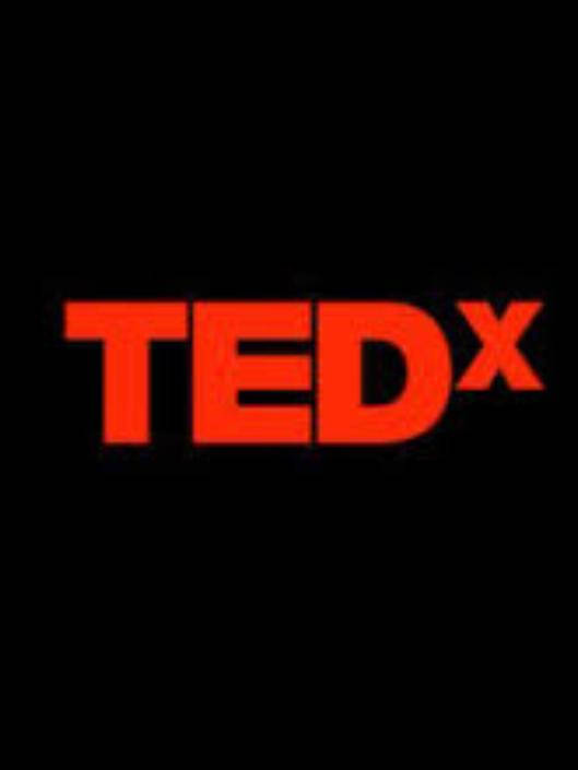 TEDx, red, black, SD Phone Wallpaper