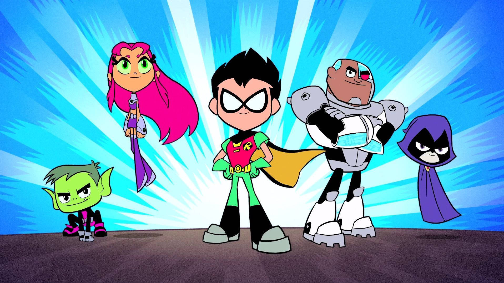 Teen Titans, digital fanart, animated teen superheroes, HD Desktop Wallpaper