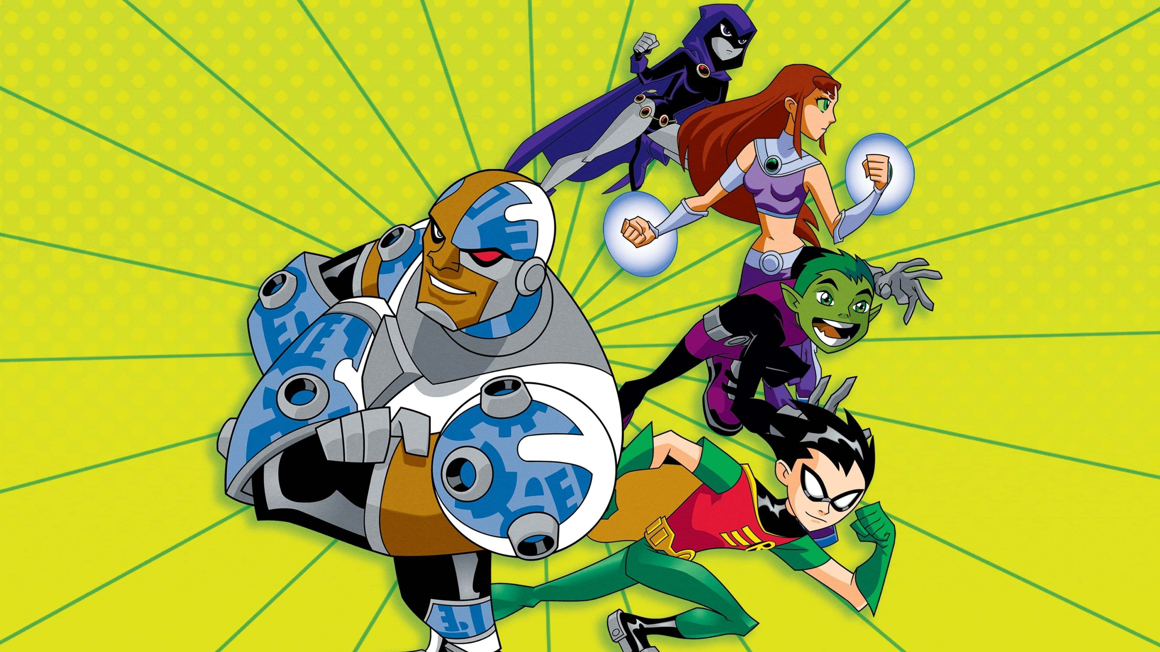Teen Titans, animated, superheroes, 4K Desktop Wallpaper