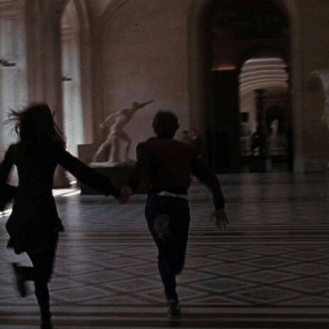 Teenage Aesthetic, museum hall, marble floors, SD Desktop Wallpaper