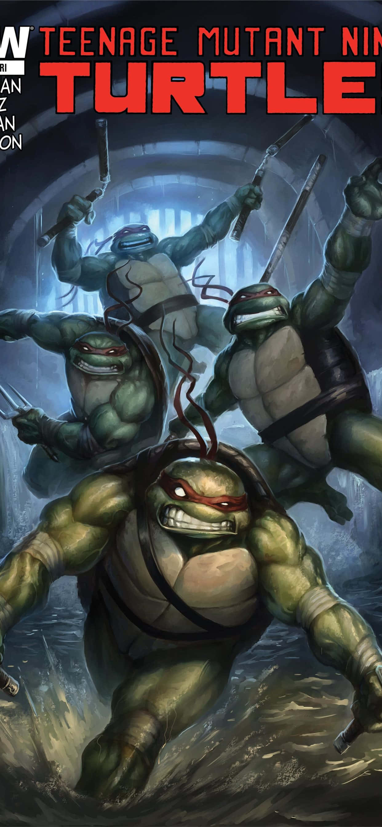 Teenage Mutant Ninja Turtles, green ninja turtles, sais, 2K Phone Wallpaper
