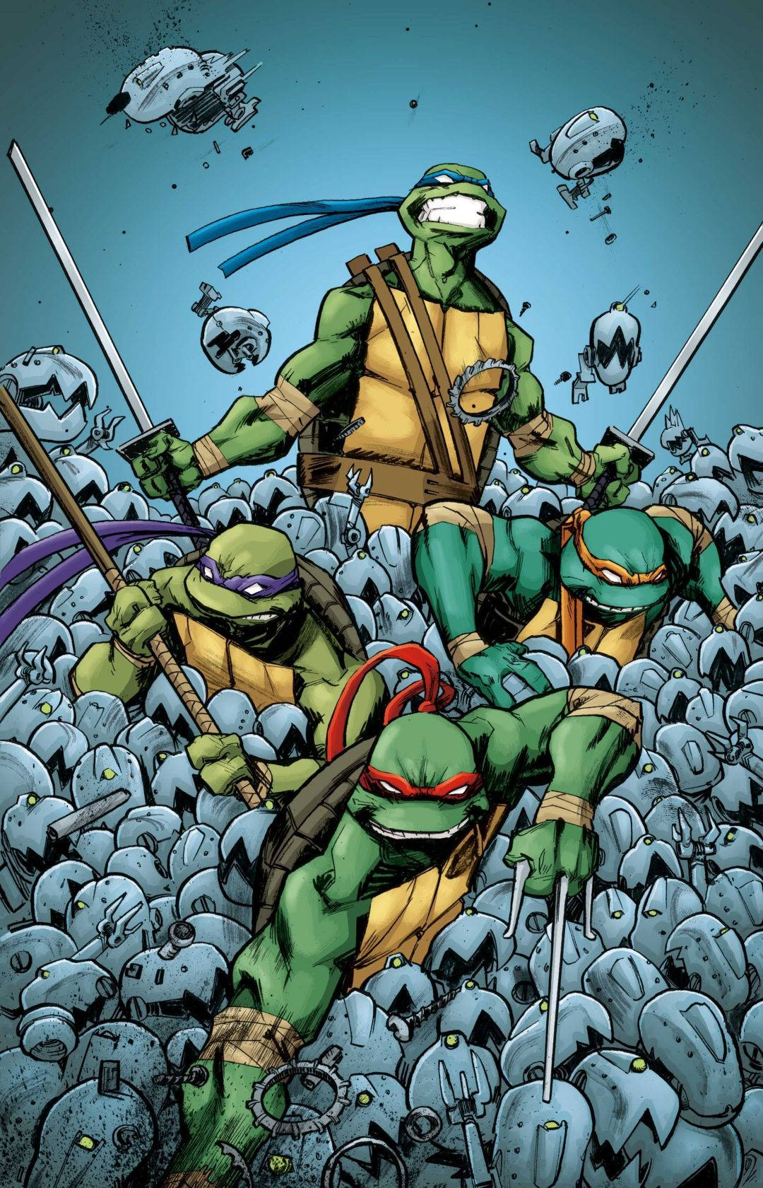 Teenage Mutant Ninja Turtles, comic book, green ninja turtles, HD Phone Wallpaper