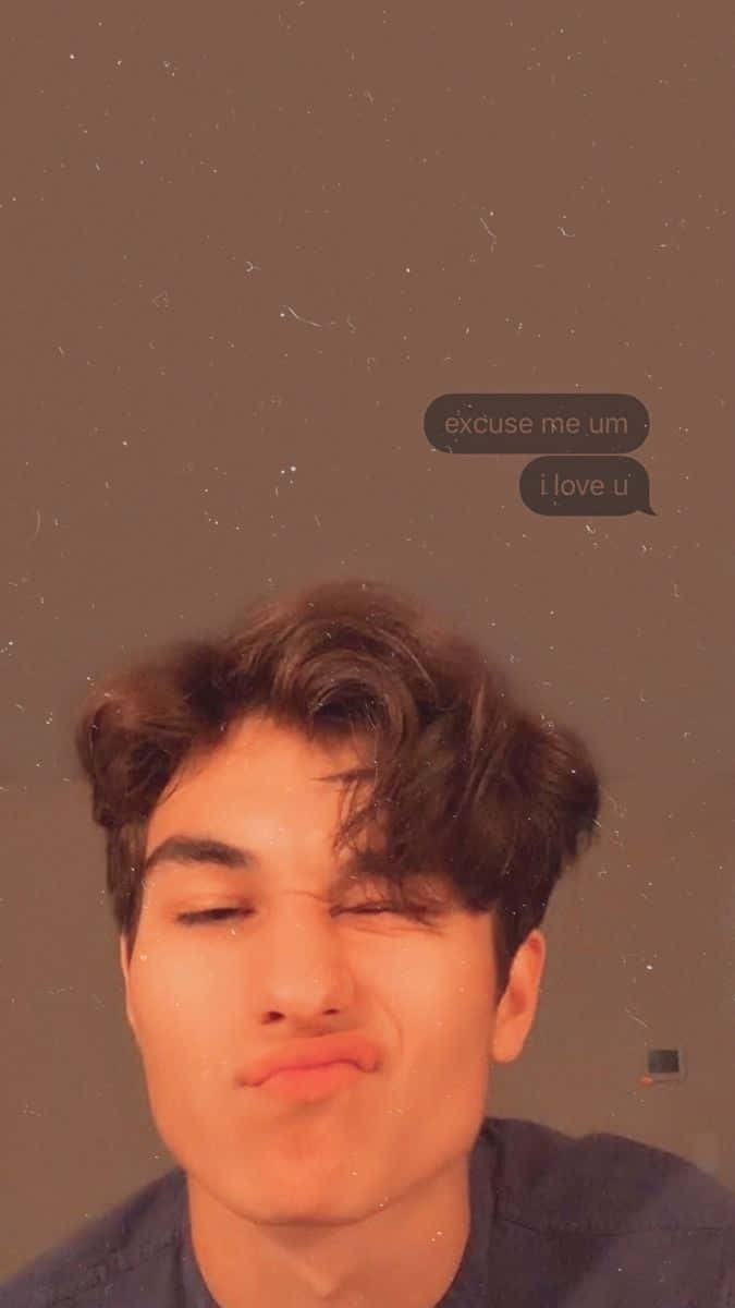 Teenage Boy Aesthetic, pouty lips, tousled hair, SD Phone Wallpaper