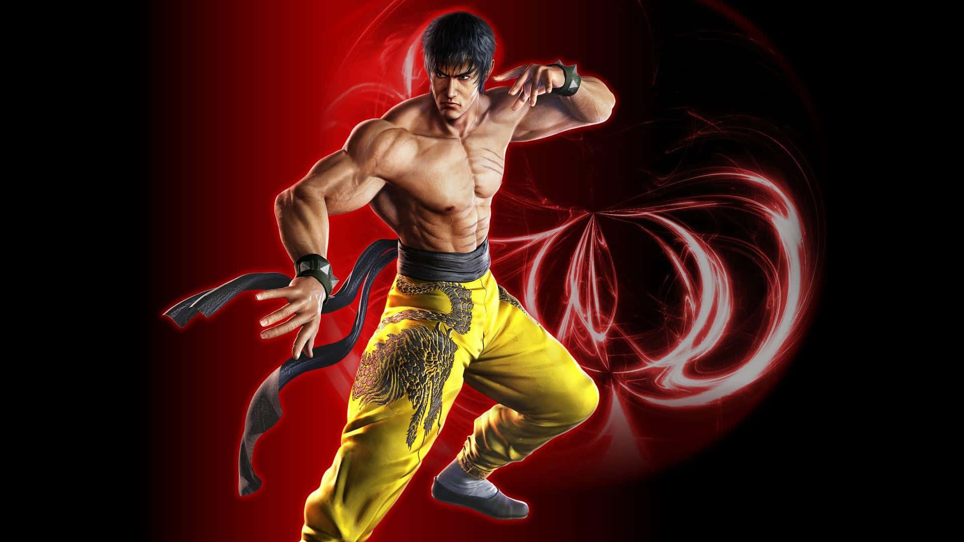 Tekken Characters, yellow pants, dragon embroidery, Full HD Desktop Wallpaper