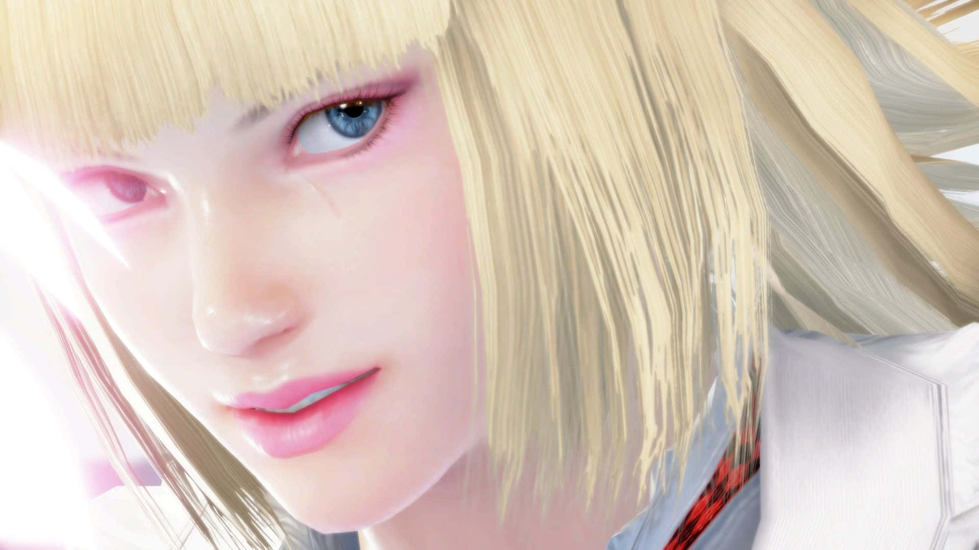 Tekken Characters, blonde anime girl, blue eyes, Full HD Desktop Wallpaper