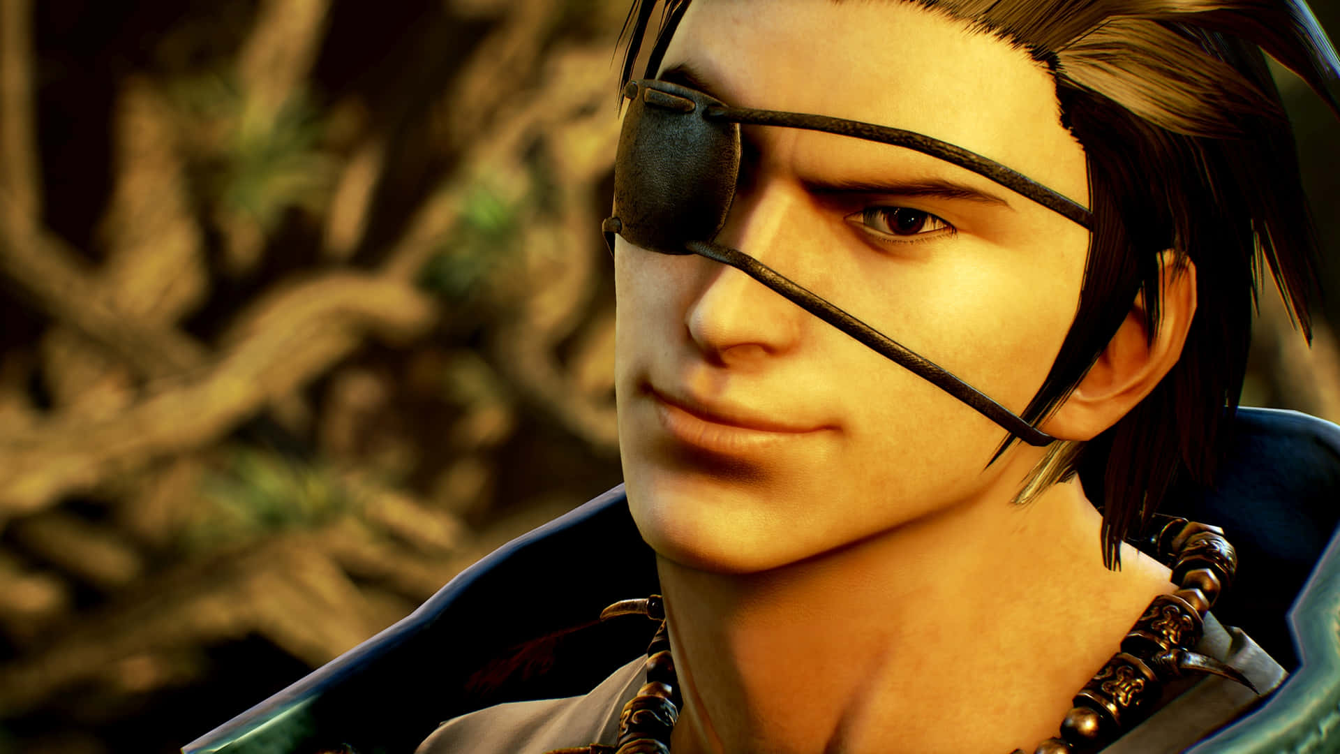Tekken Characters, battle stance, eyepatch, Full HD Desktop Wallpaper