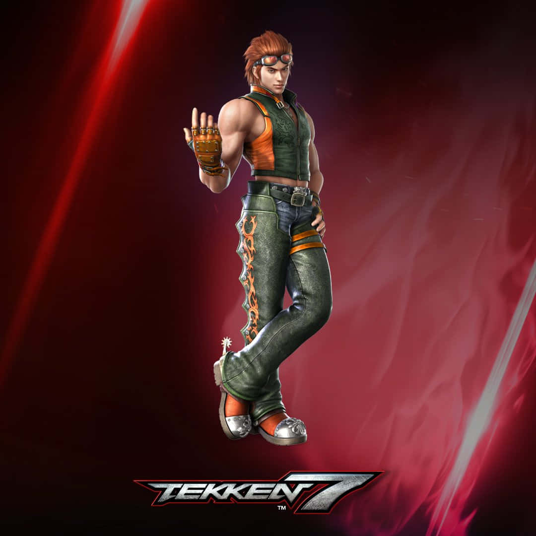 Tekken Characters, orange hair, goggles, SD Desktop Wallpaper