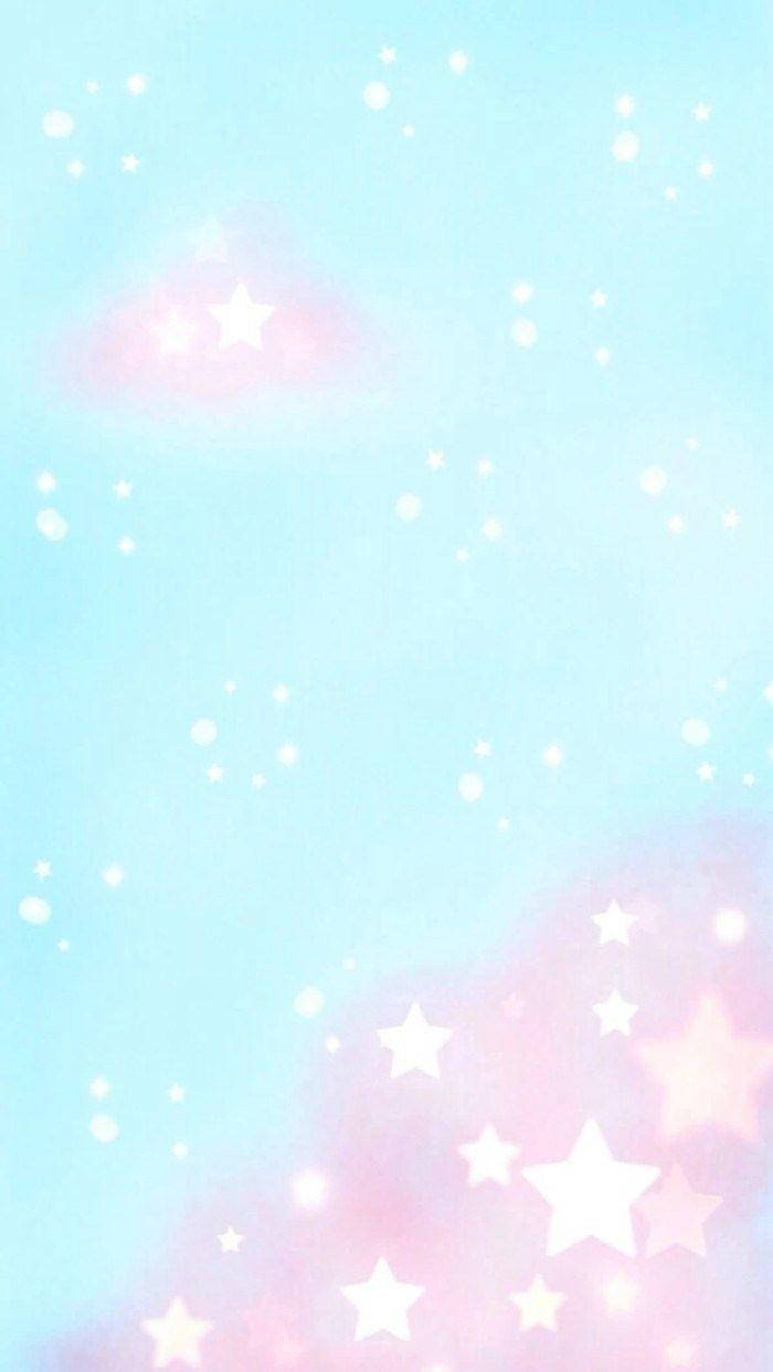 Telegram, blue background, stars, SD Phone Wallpaper