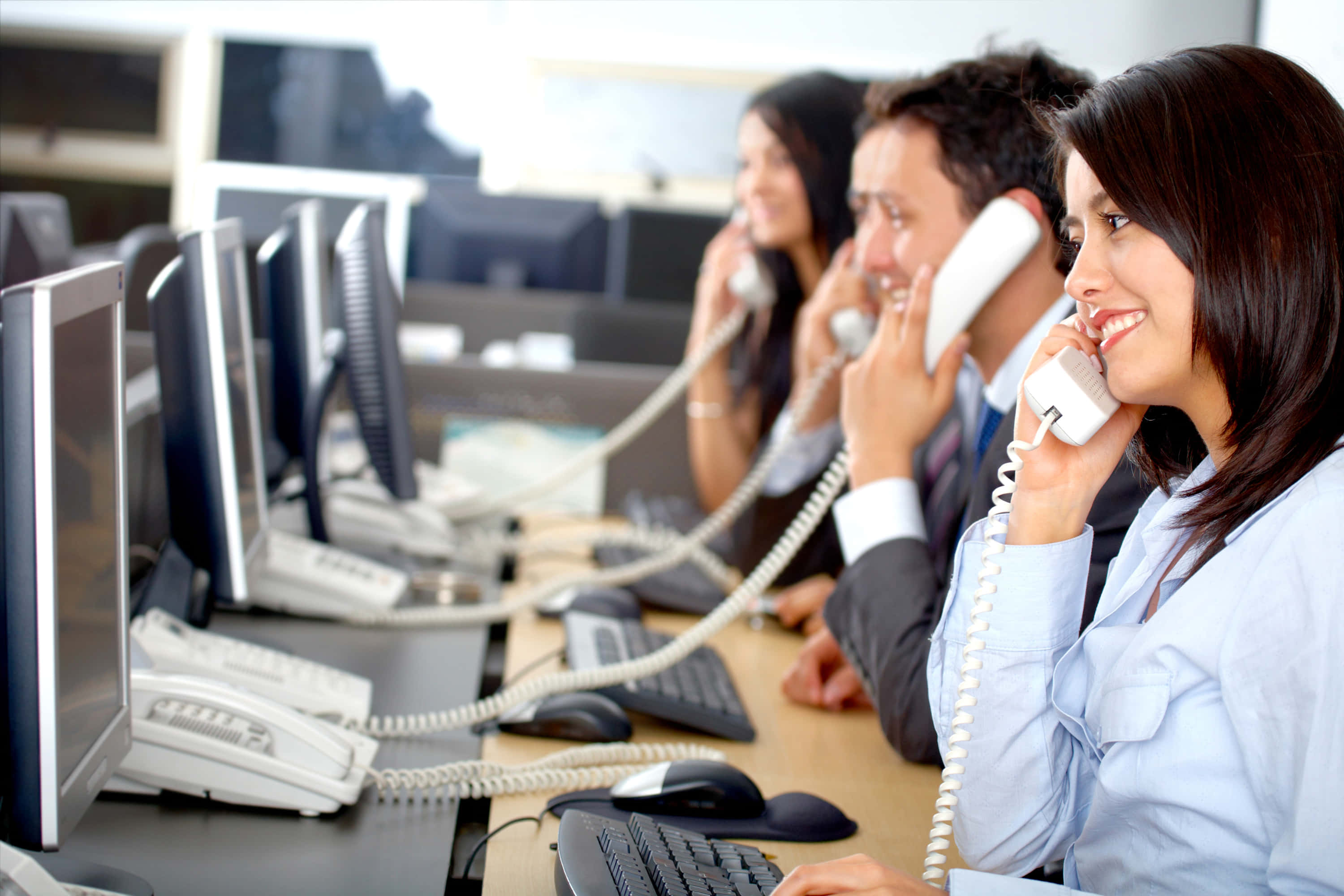 Telemarketing 3000, 2000, landline phones, 2K Desktop Wallpaper