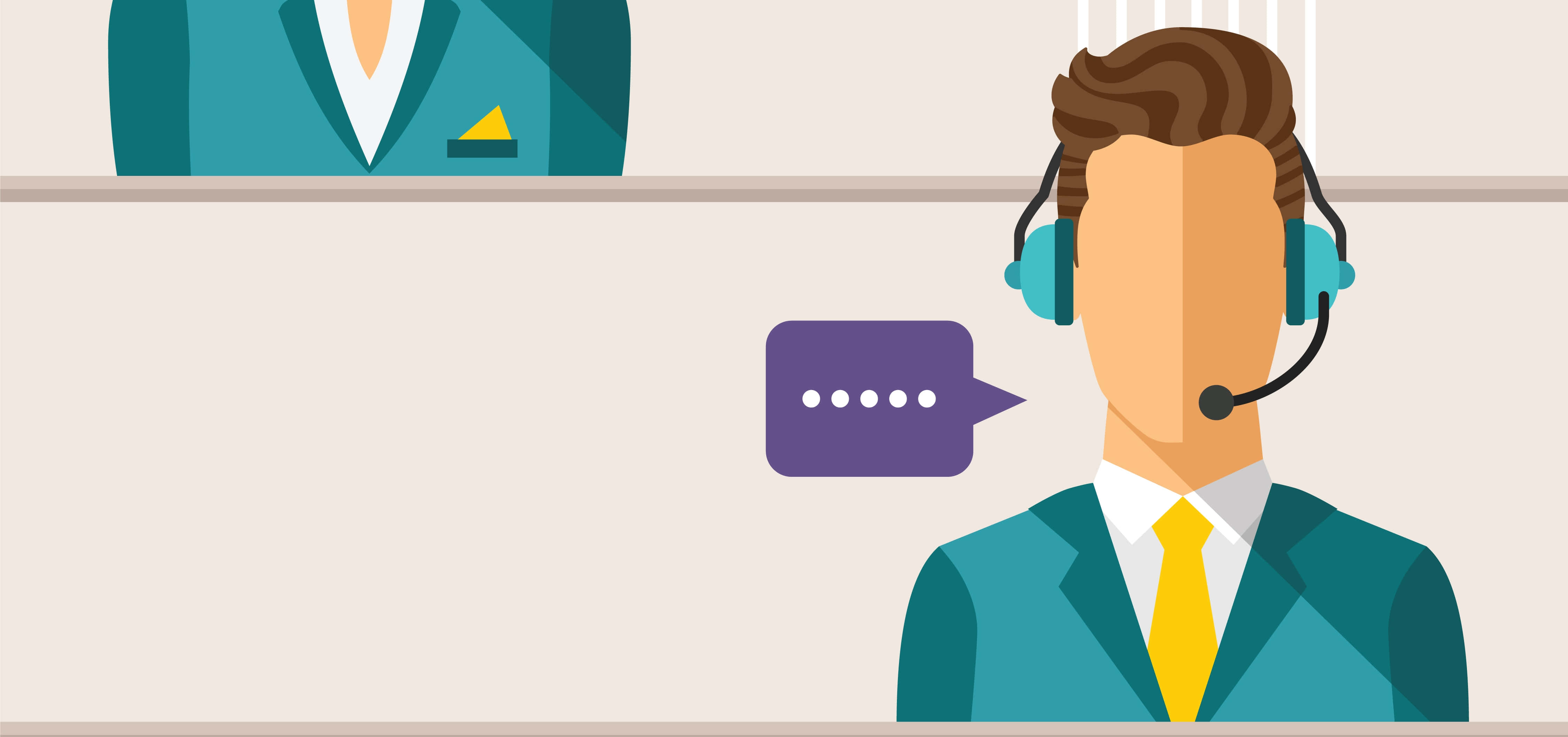Telemarketing, teal suit, yellow tie, 4K Desktop Wallpaper