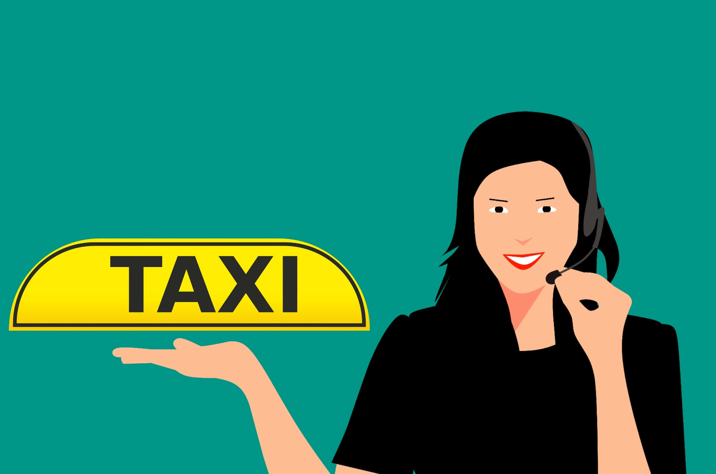Telemarketing, black shirt, yellow taxi sign, Full HD Desktop Wallpaper