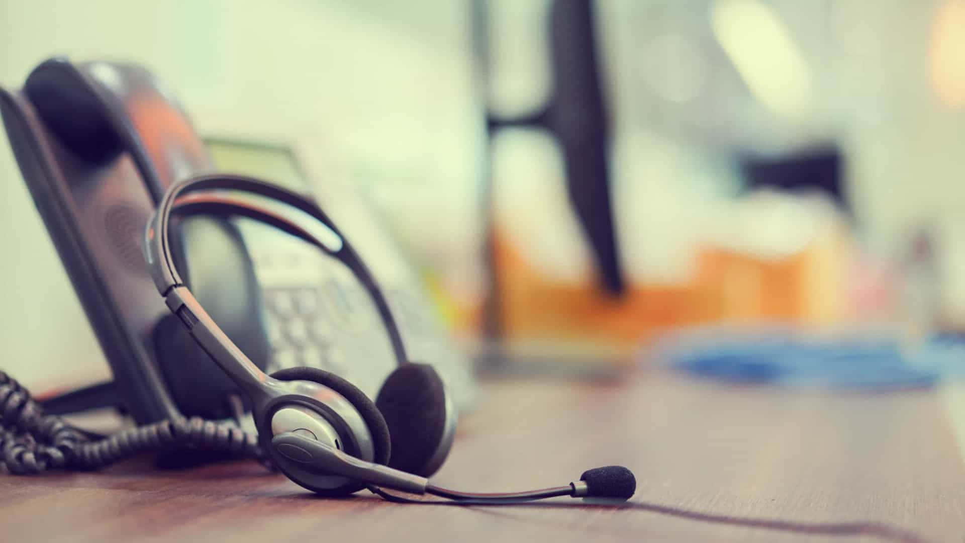 telemarketing, black headset, microphone, Full HD Desktop Wallpaper