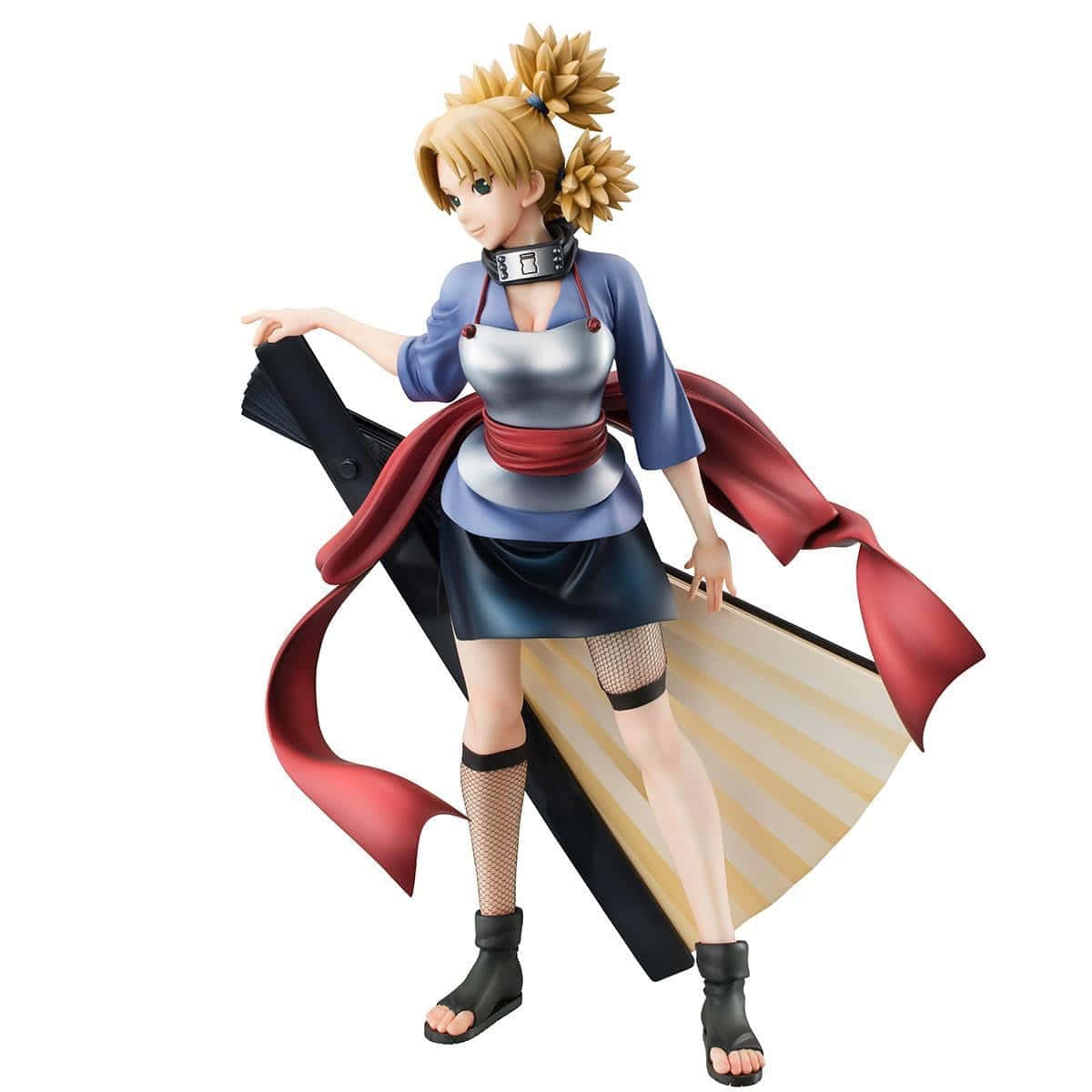 Temari, blonde-haired ninja, twin buns, SD Desktop Wallpaper