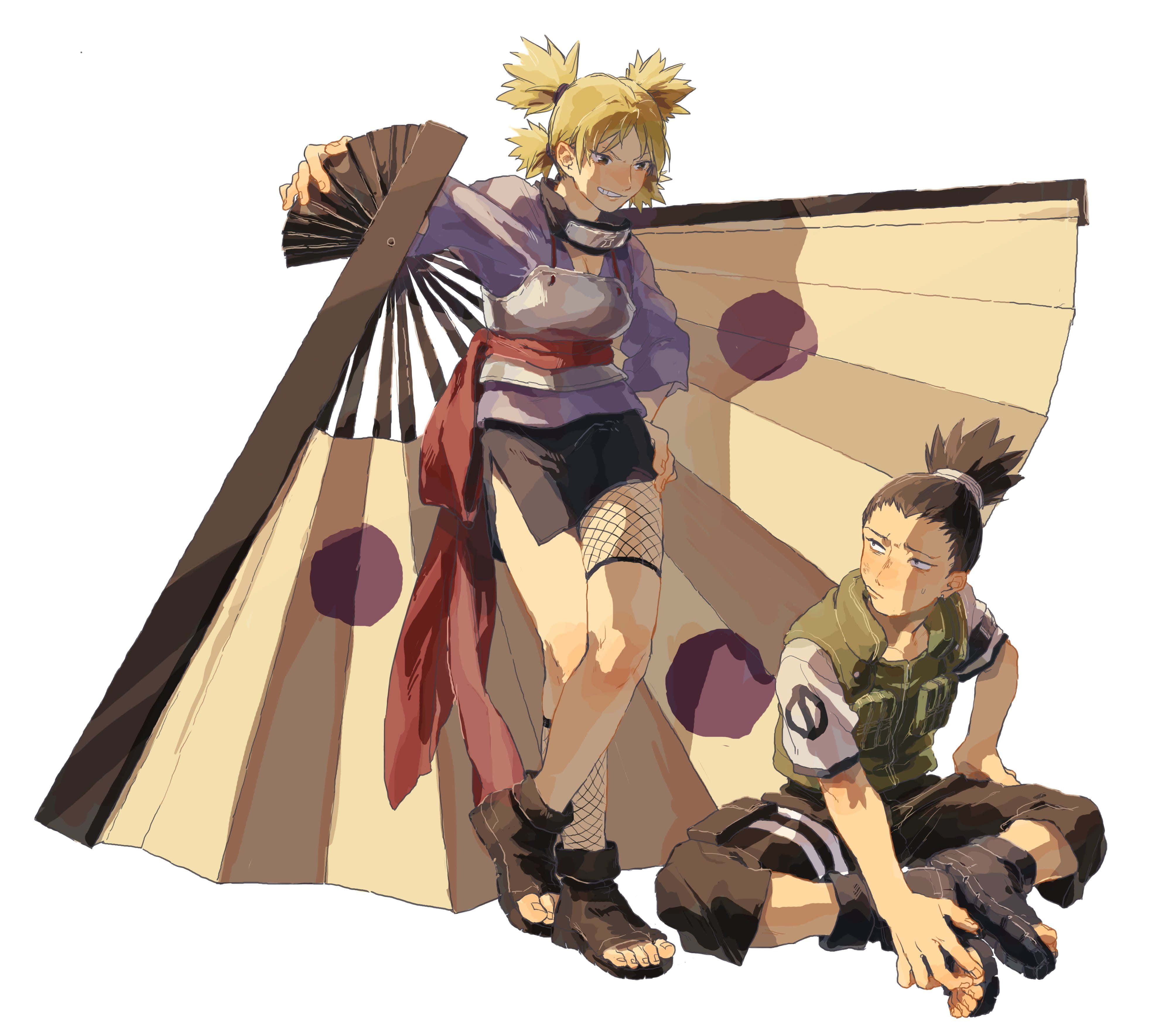 Temari, anime characters, ninja attire, 4K Desktop Wallpaper