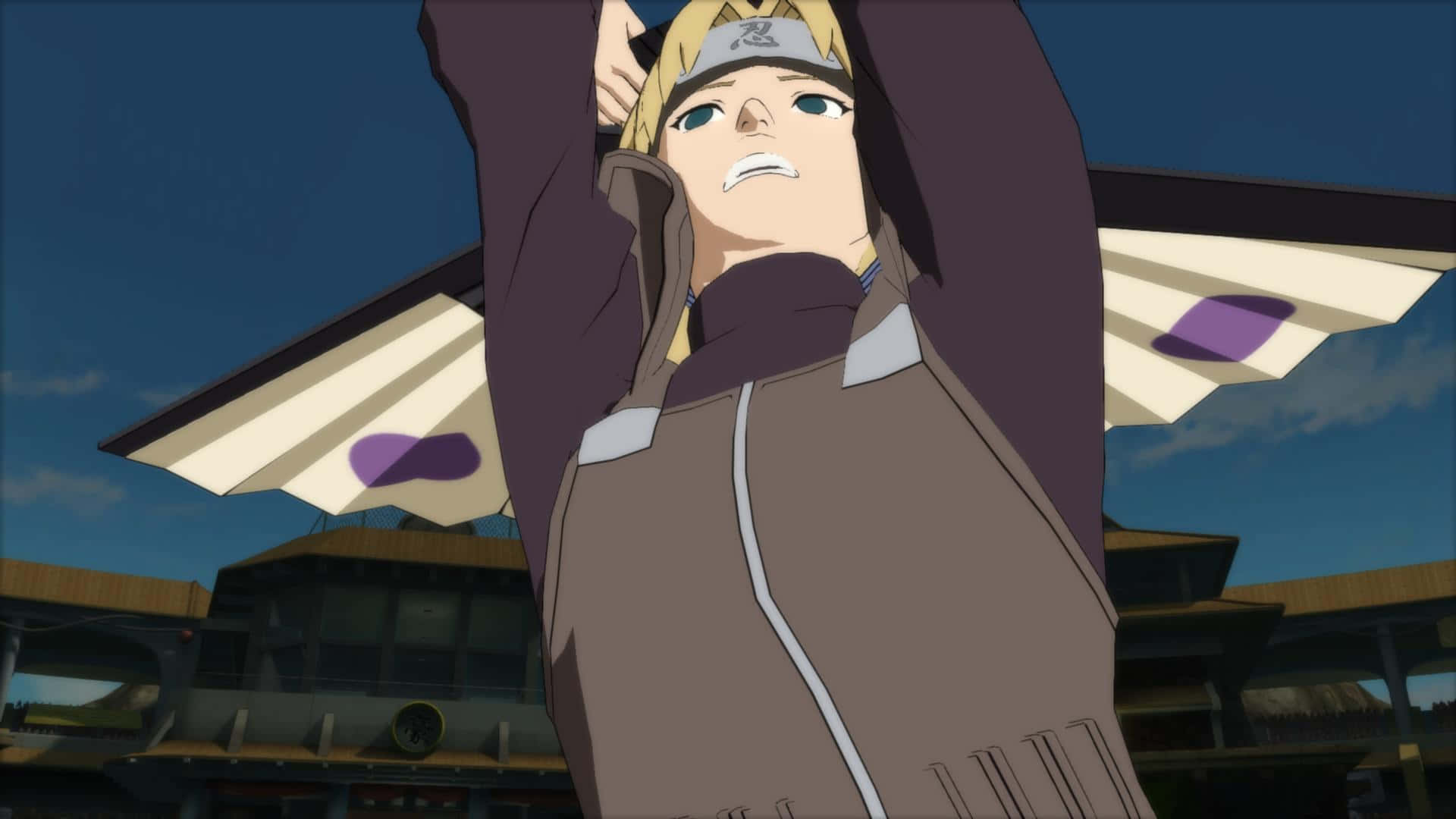 Temari, blonde hair, headband, Full HD Desktop Wallpaper