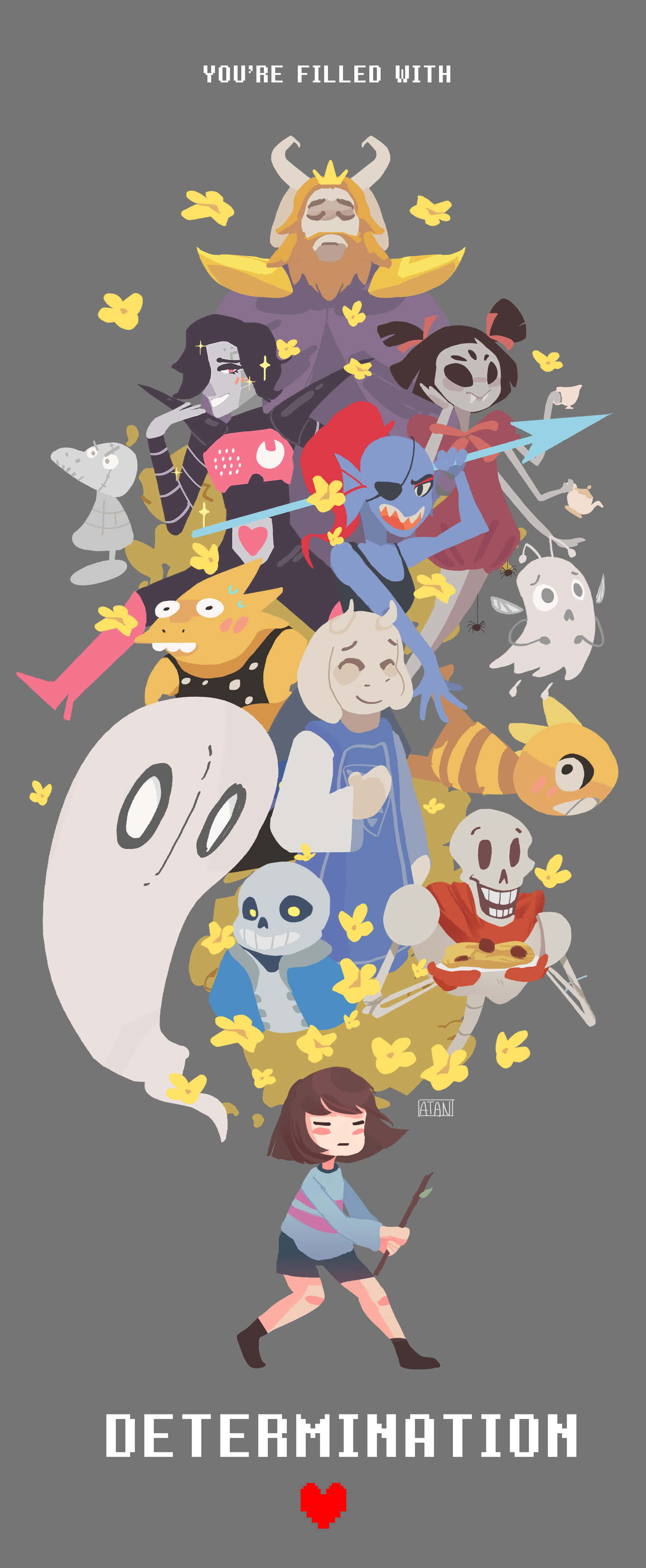 Temmie, Undertale, muffin, 4K Phone Wallpaper